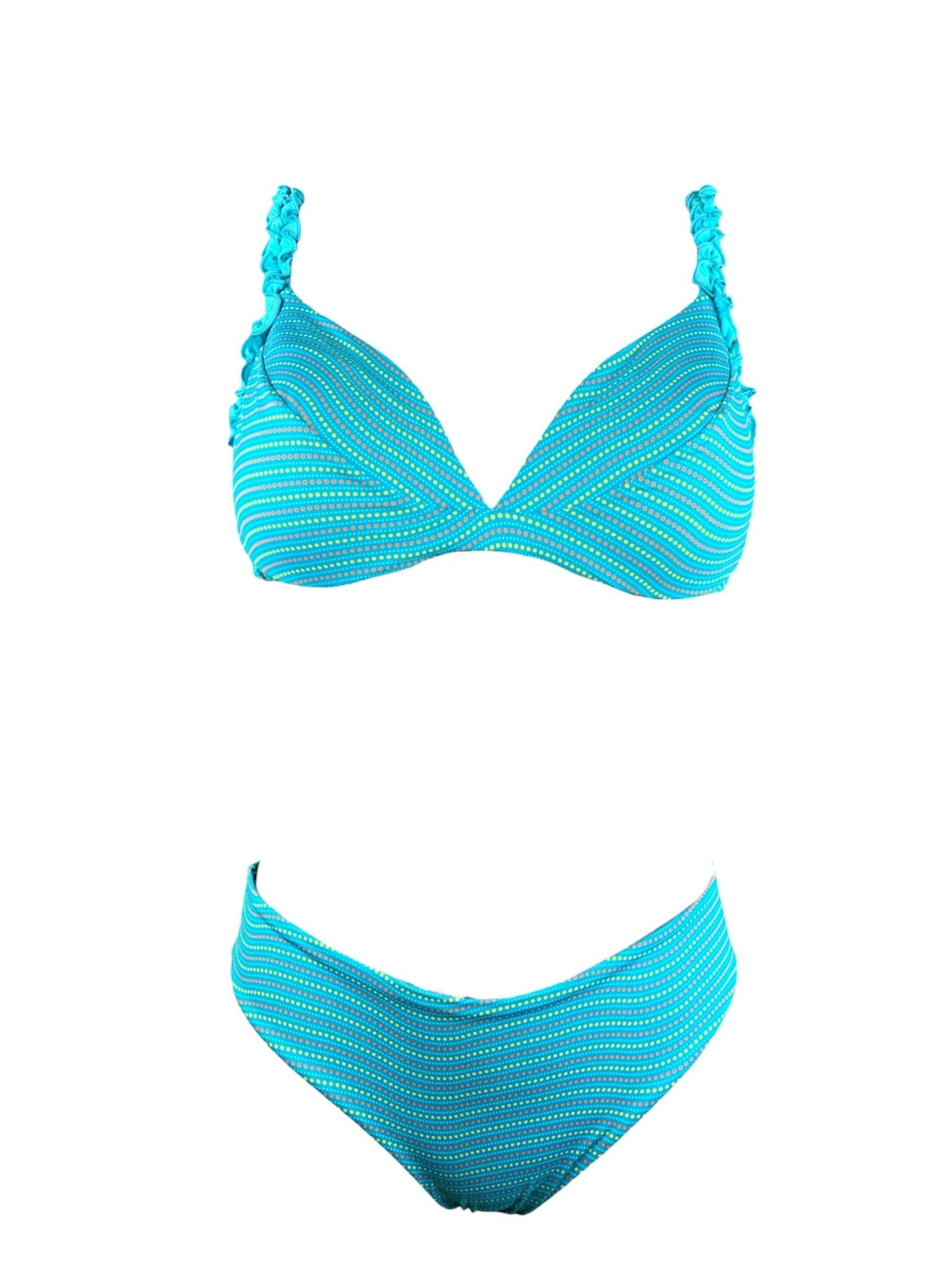 Bikini Ferretto Taglio Cuore Campo dei fiori 4
