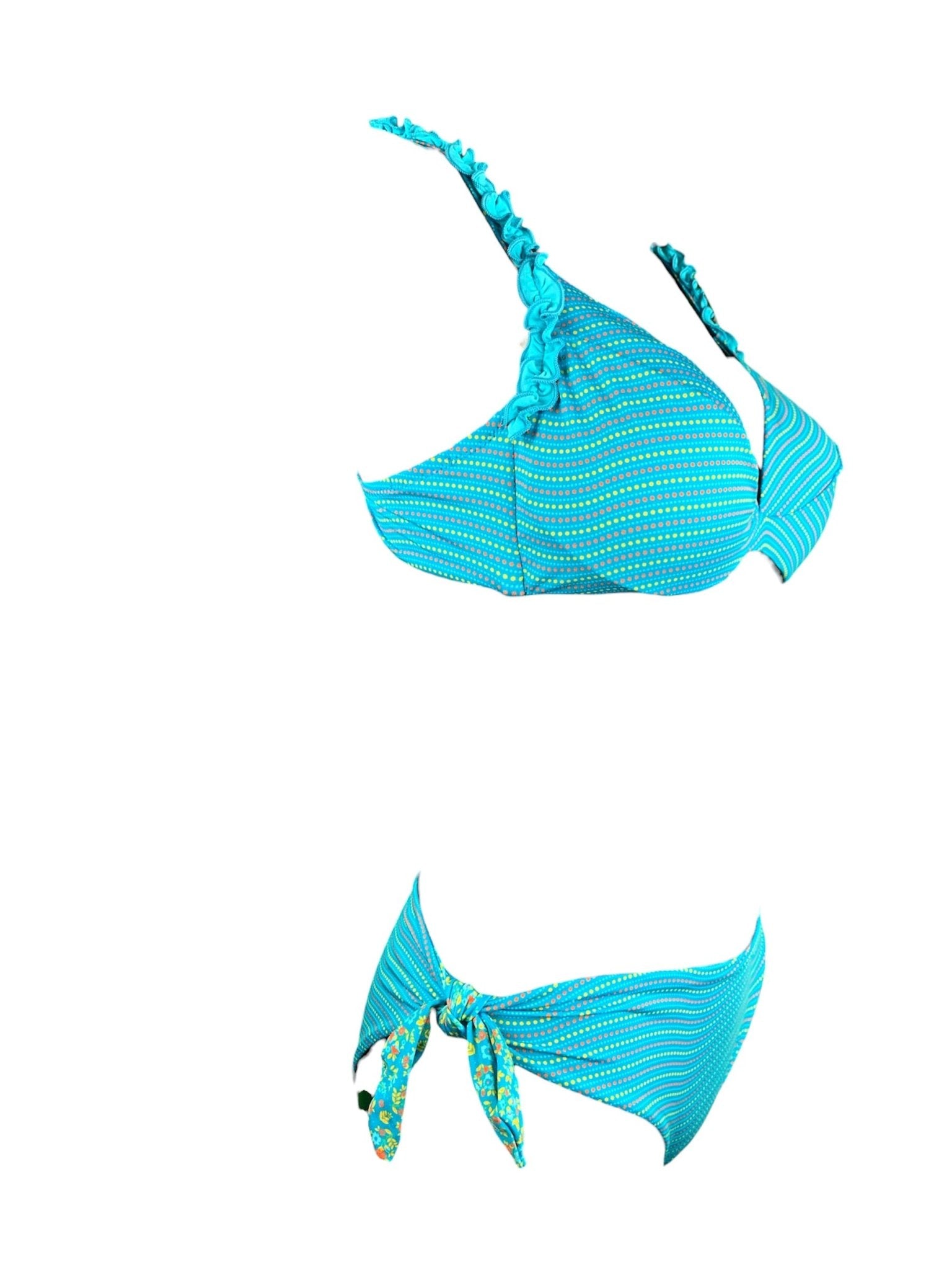 Bikini Ferretto Taglio Cuore Campo dei fiori 4