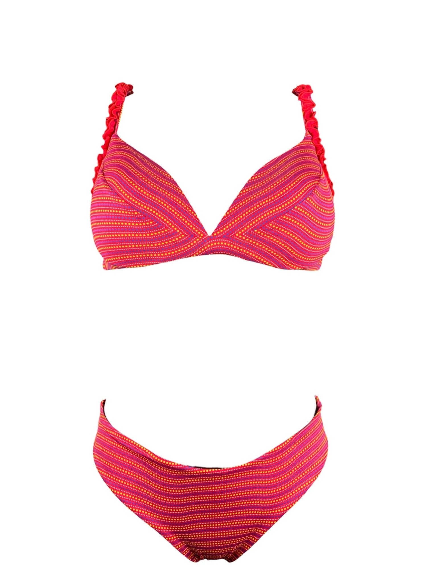 Bikini Ferretto Taglio Cuore Campo dei fiori 4