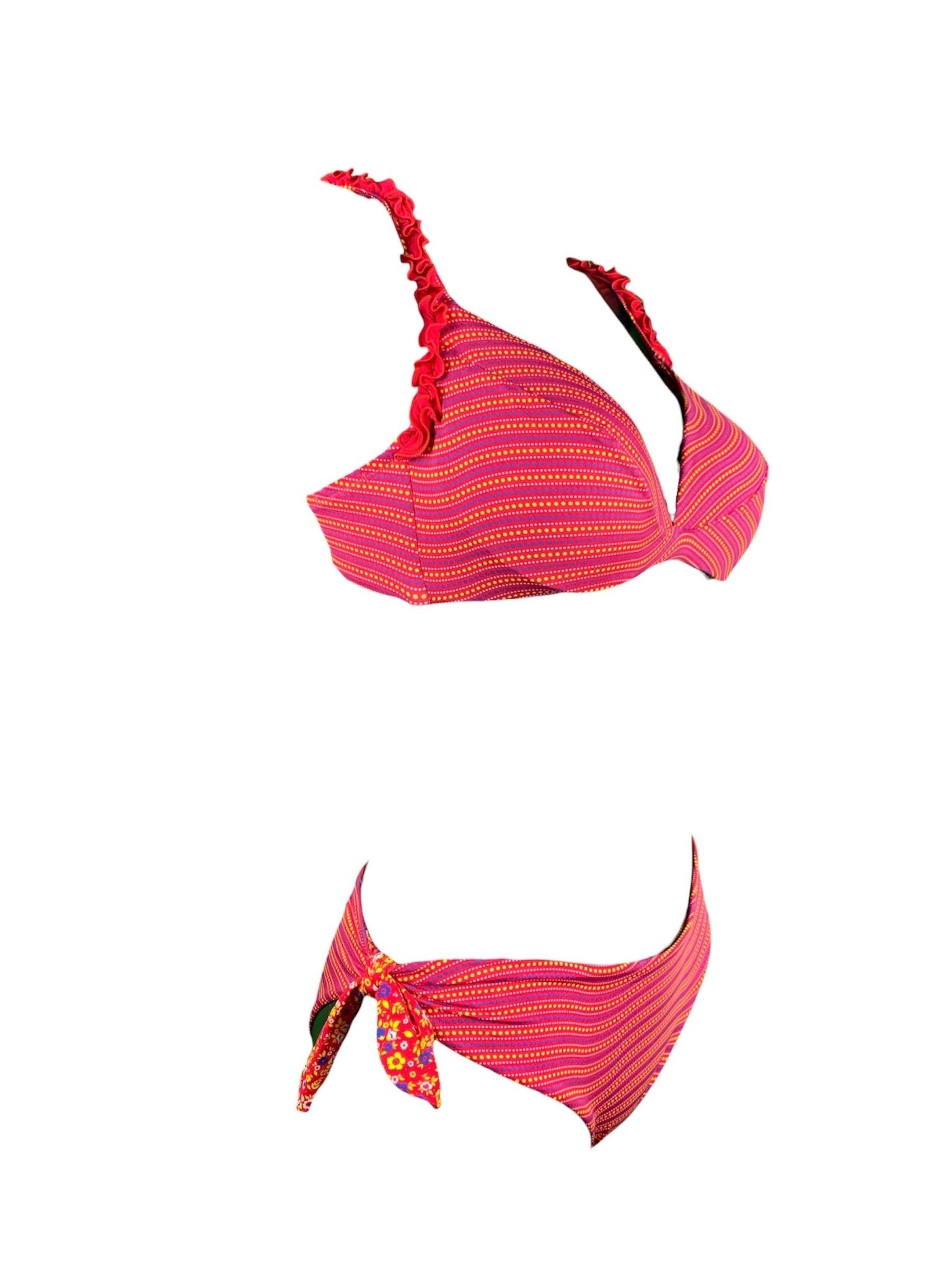 Bikini Ferretto Taglio Cuore Campo dei fiori 4