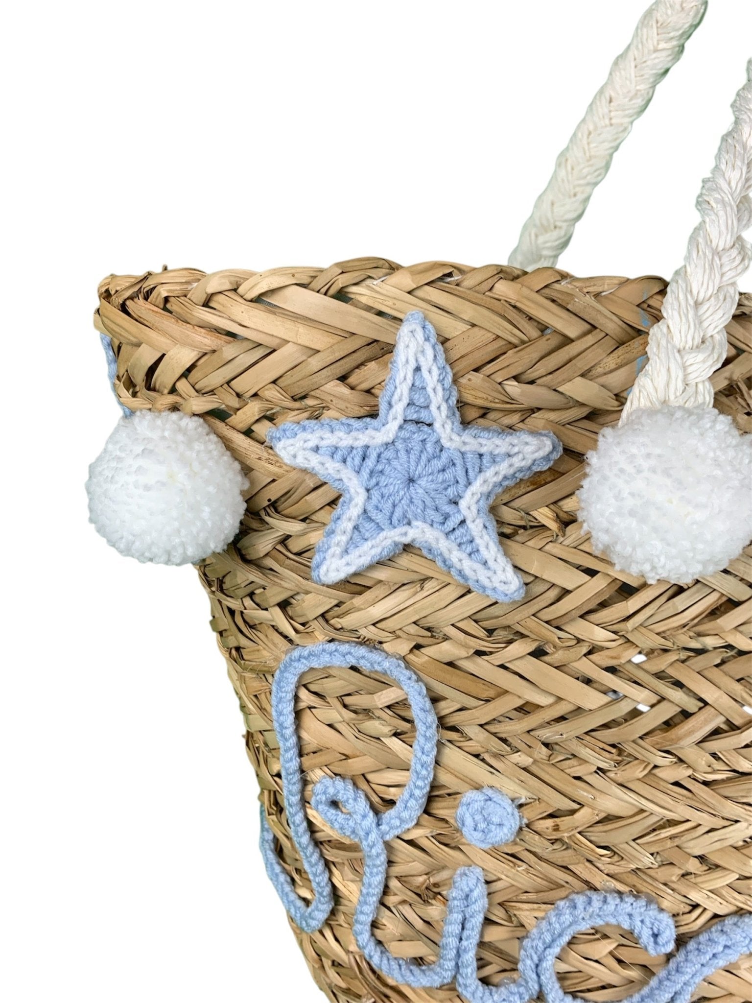 Borsa Mare di Paglia Stelle Riccione Bikini D'amare
