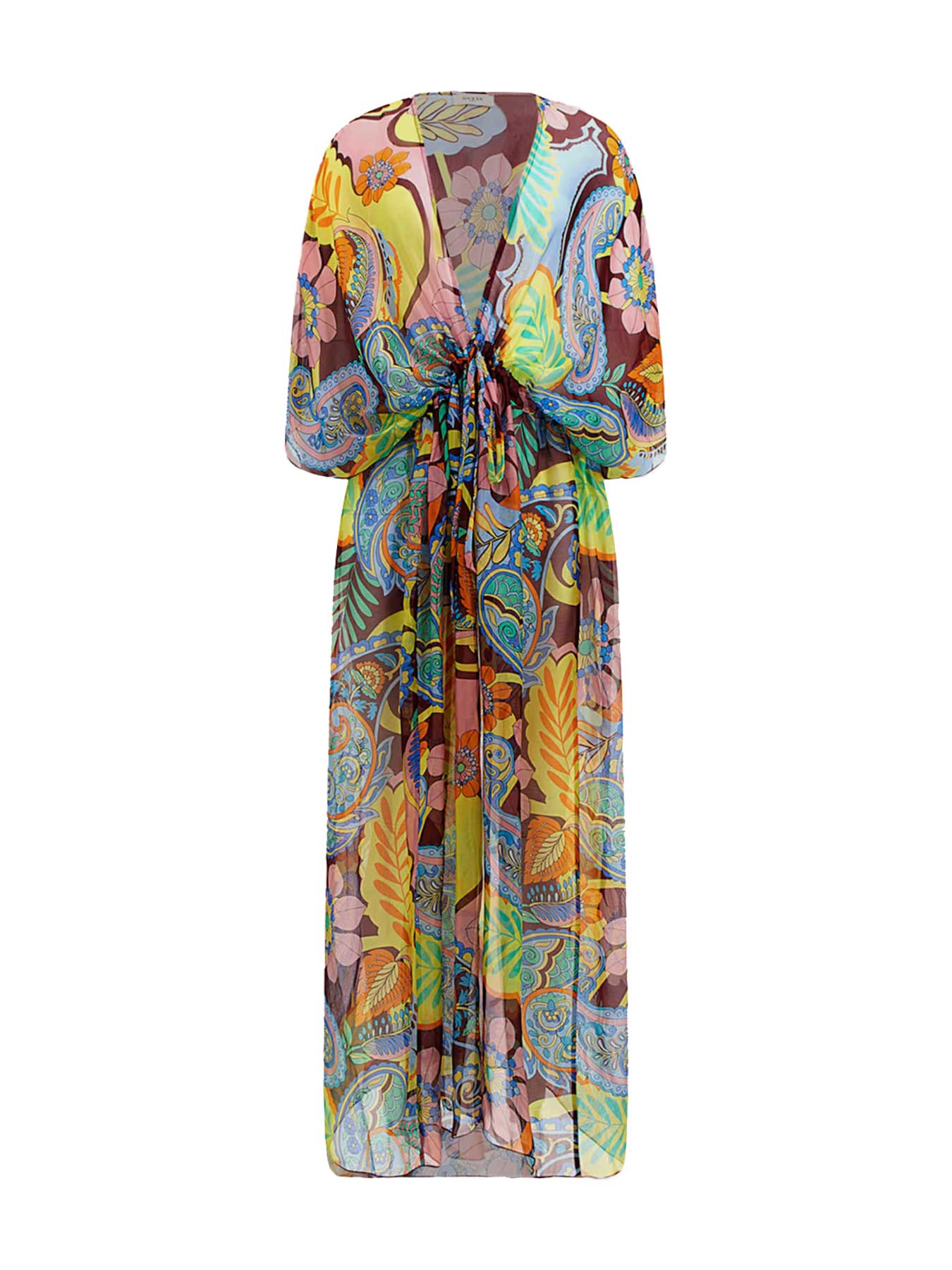 GUESS Kimono Lungo All Over Fantasia Multicolor