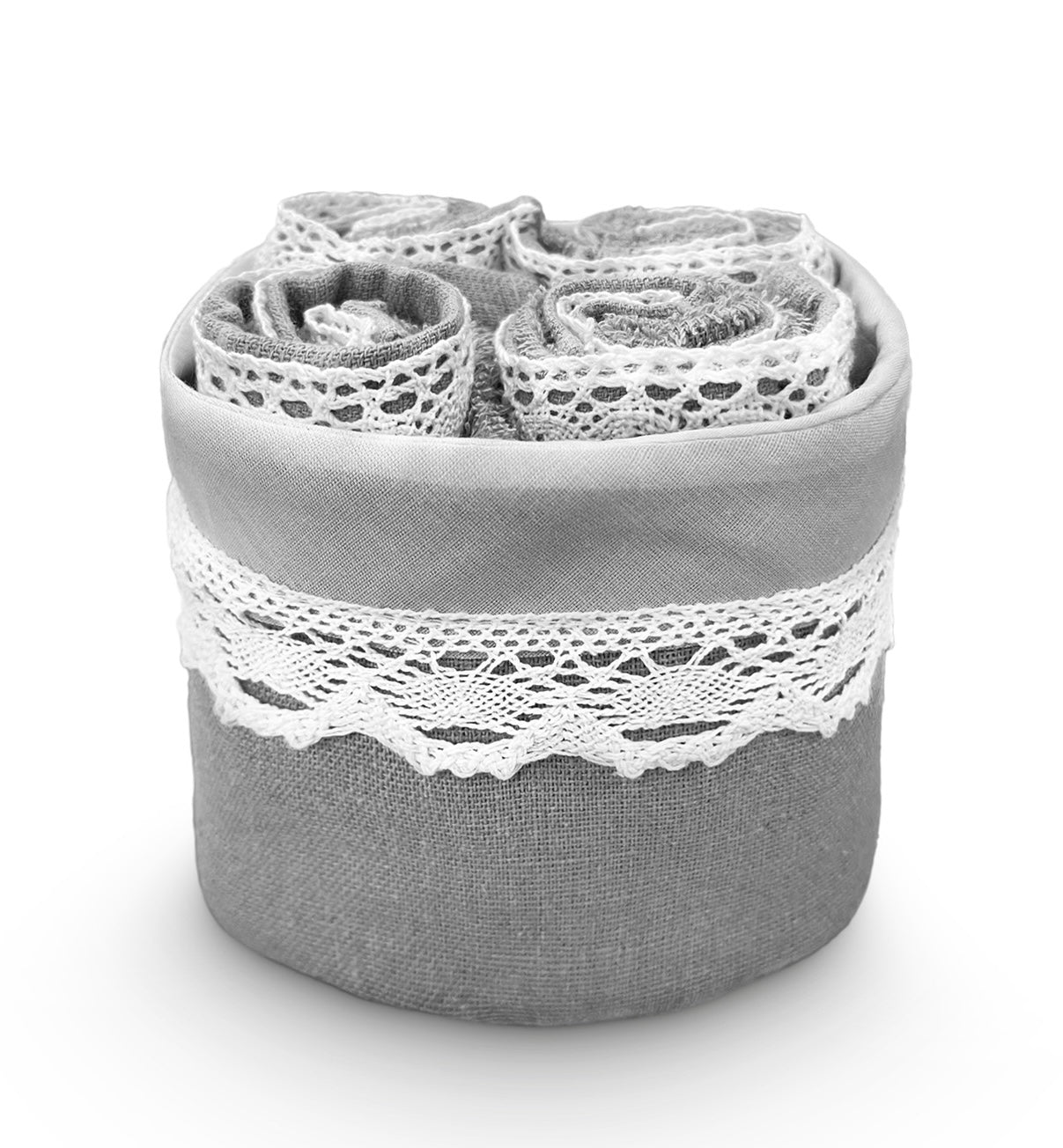 Lovely Shabby Set 4 Lavette con Cestino Lavinia Lovely Beach