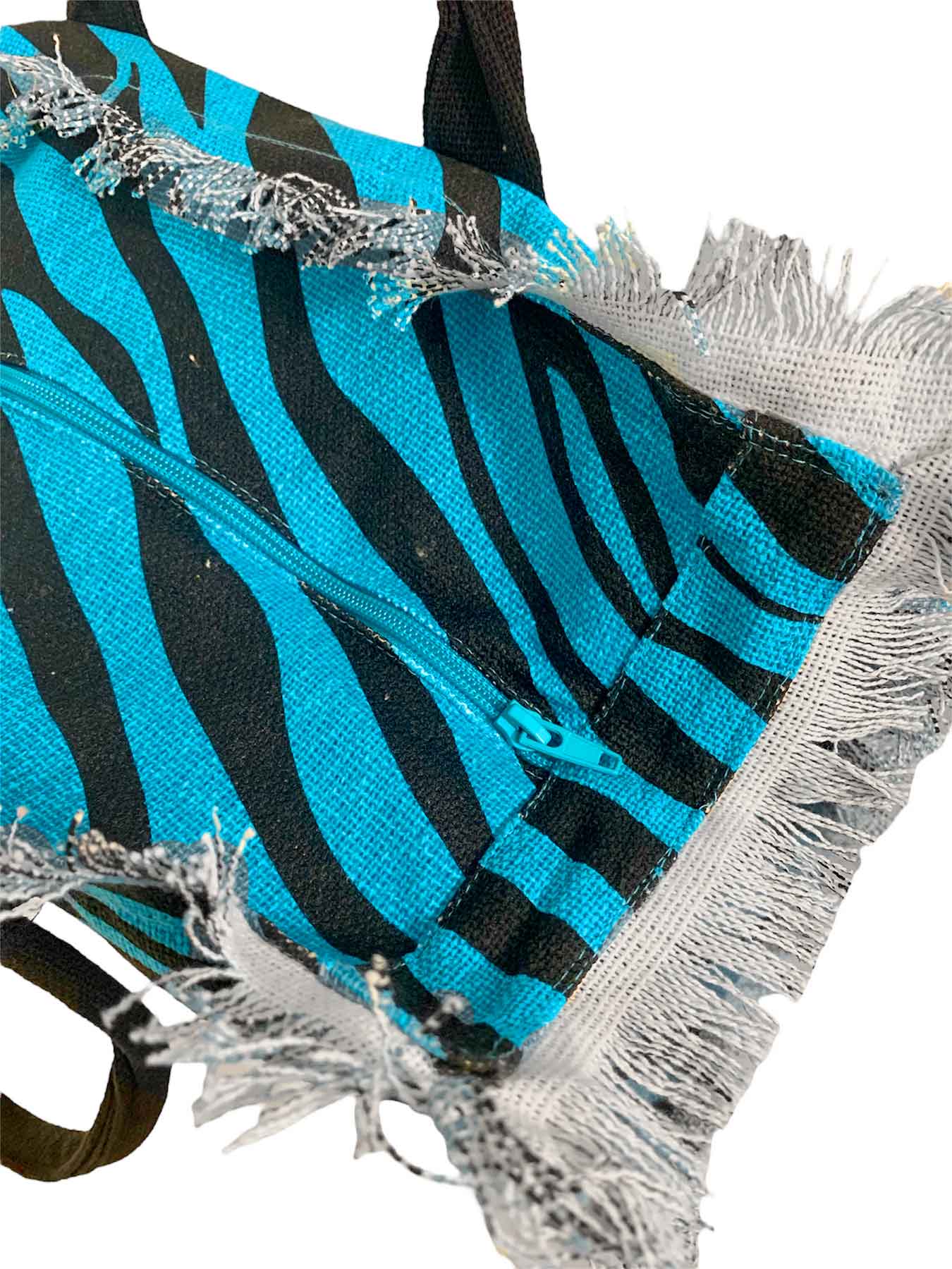 Set New Zebra Borsa Media - Telo Mare - Pochette Bikini D'amare Riccione