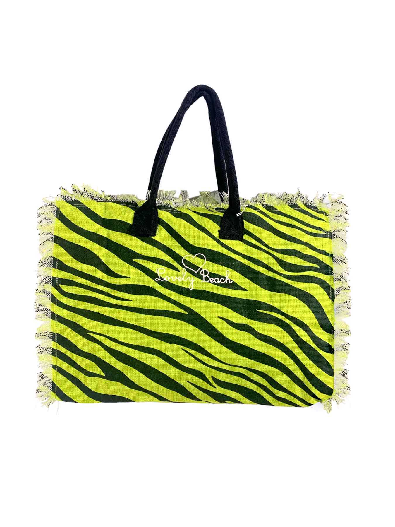 Set New Zebra Borsa Media - Telo Mare - Pochette Bikini D'amare Riccione
