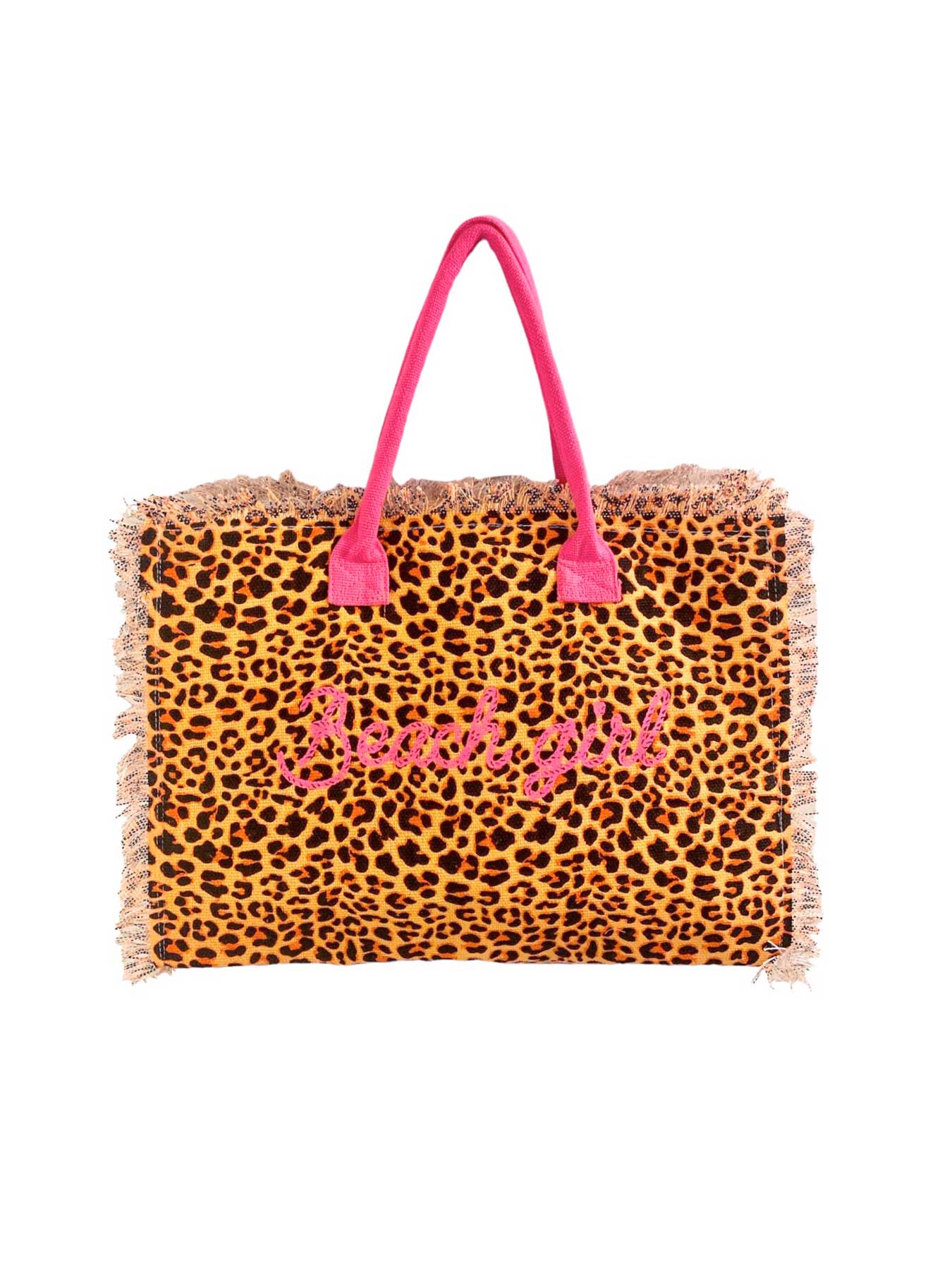 Set Beach Girl New Leopard Borsa Media Telo Mare