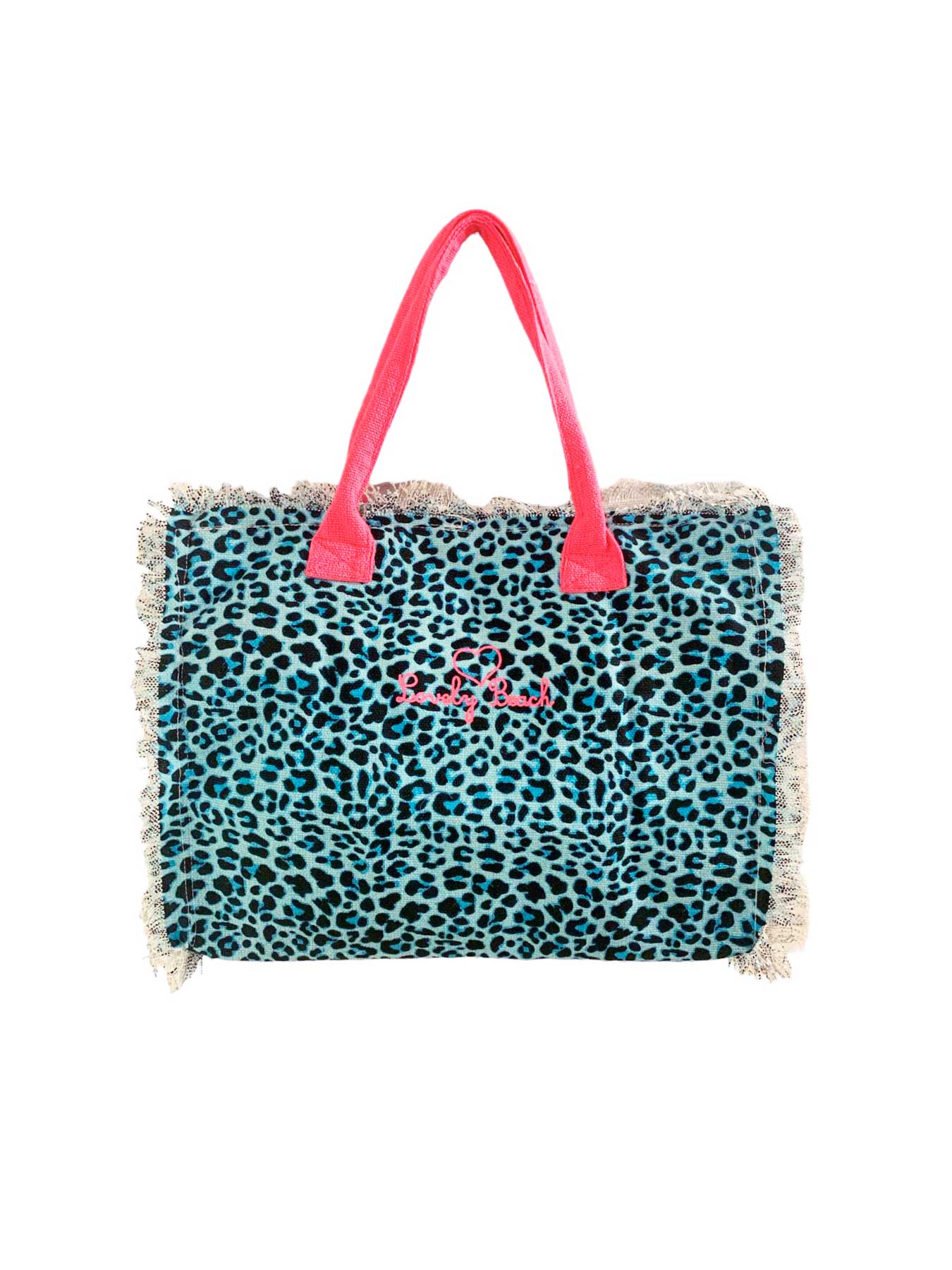 Lovely Beach Borsa Mare Beach Girl Media New Leopard Lovely Beach