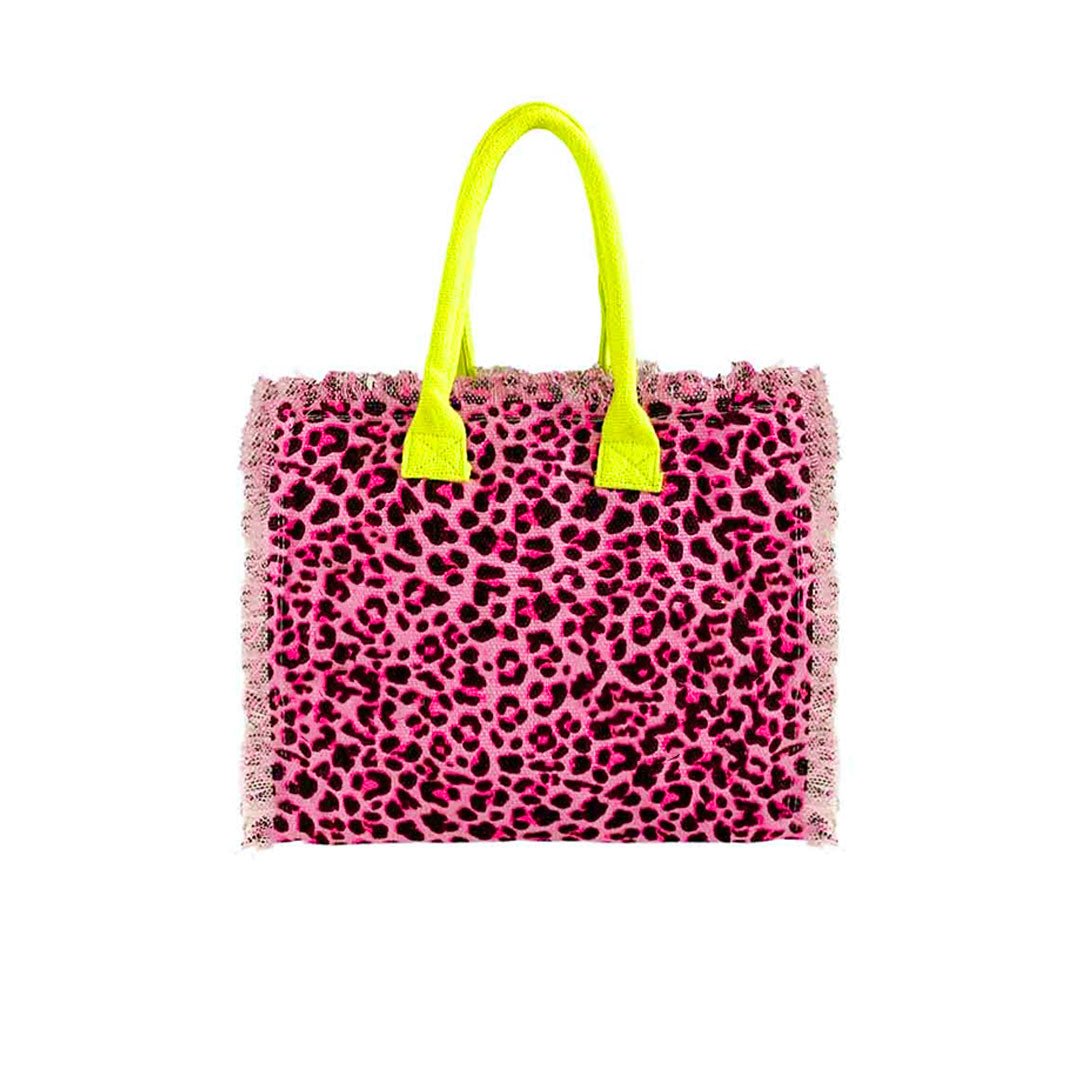 Lovely Beach Borsetta Mare Hand Bag Beach Girl New Leopard - Scegli il Colore - Bikini D'amare Riccione