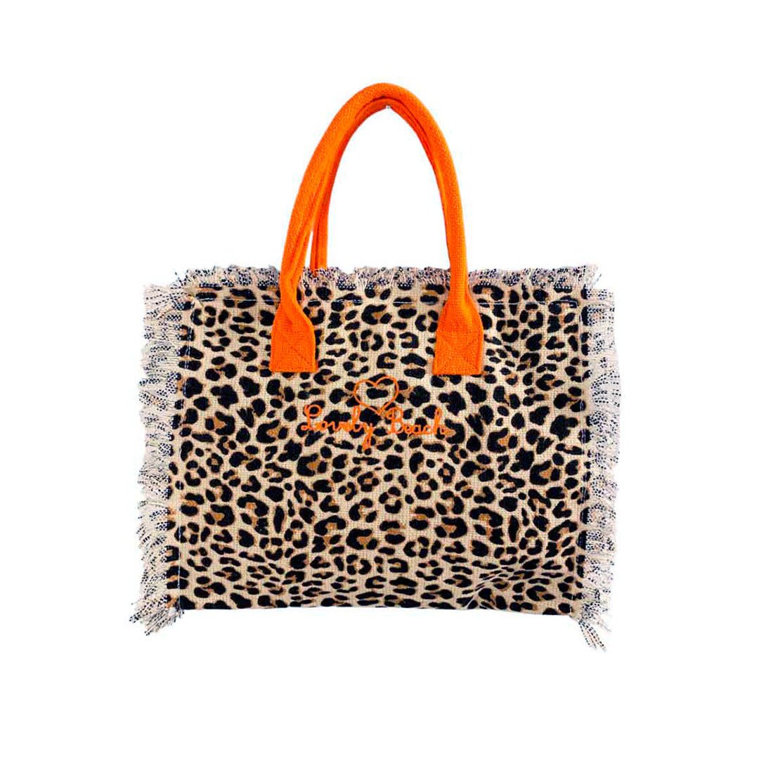 Lovely Beach Borsetta Mare Hand Bag Beach Girl New Leopard - Scegli il Colore - Bikini D'amare Riccione