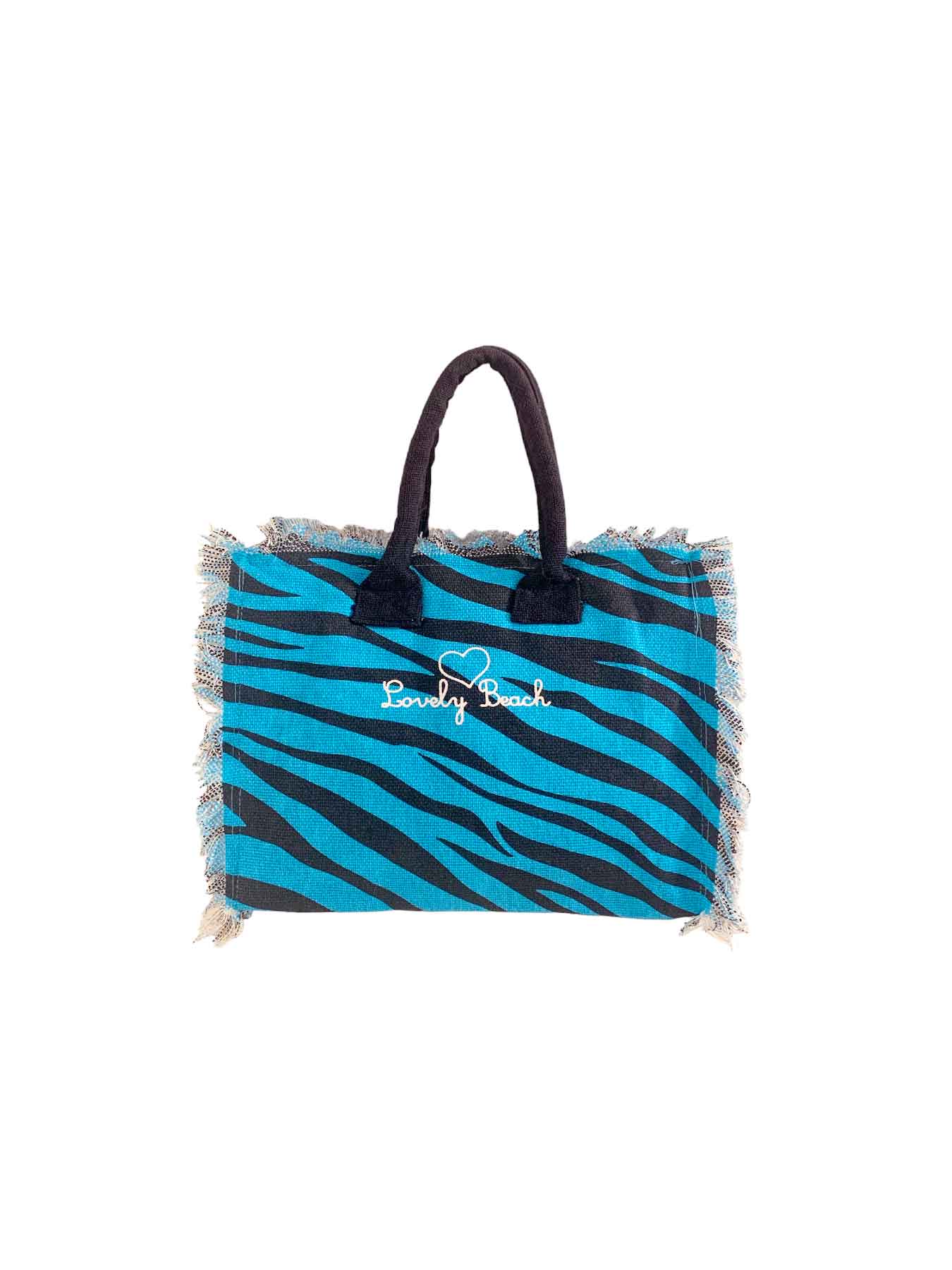 Set New Zebra Borsetta - Telo Mare - Pochette Lovely Beach