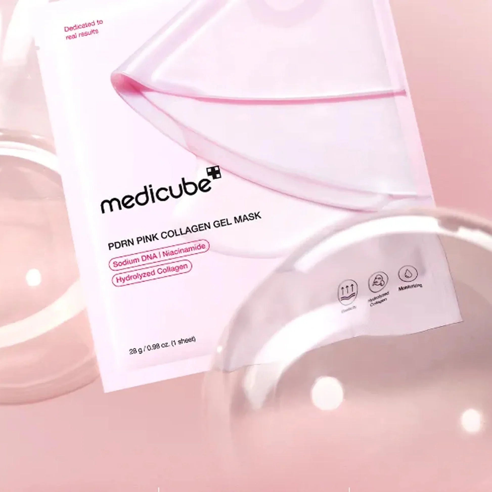 Medicube Pdrn Maschera Gel al Collagene Rosa 28 g - Bikini D'amare Riccione