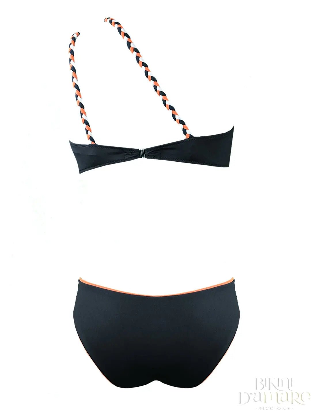 Bikini Monospalla Tricolore Treccia Marette - Bikini D'amare Riccione