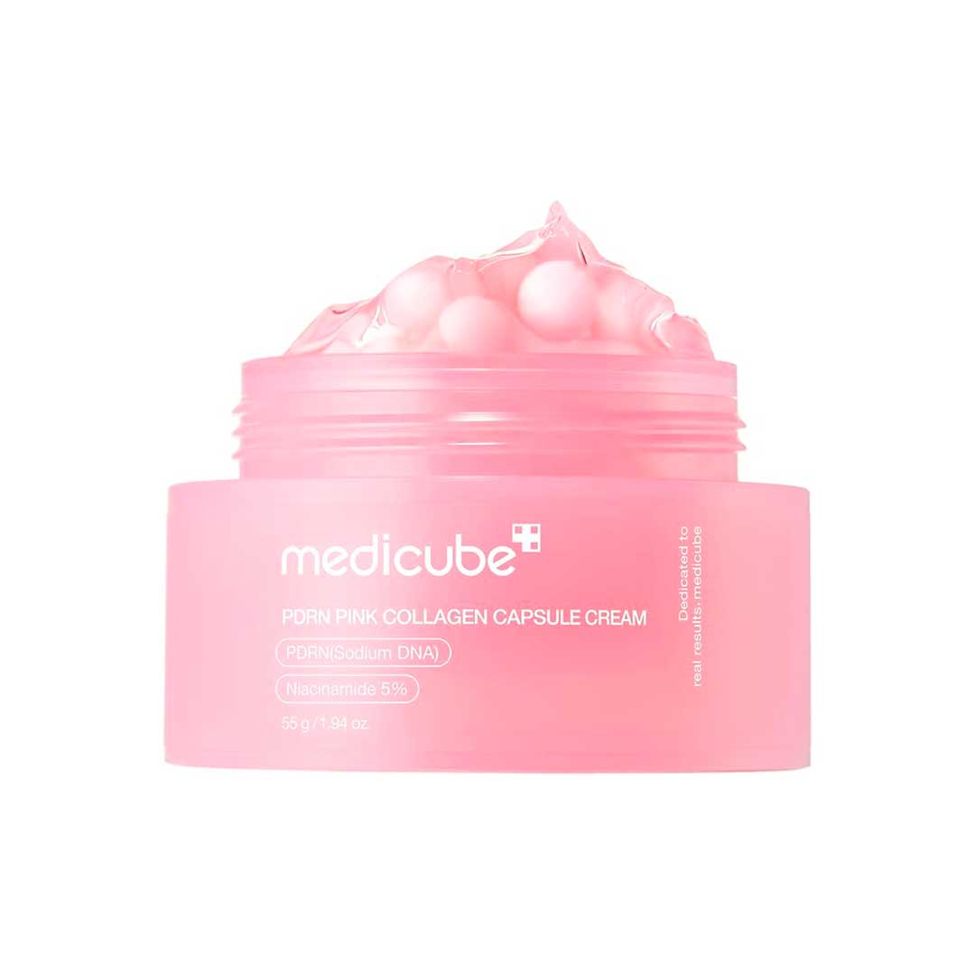 Medicube Crema Idratante per il Viso Salmon DNA PDRN Pink Collagen Capsule Cream 55 ml - Bikini D'amare Riccione
