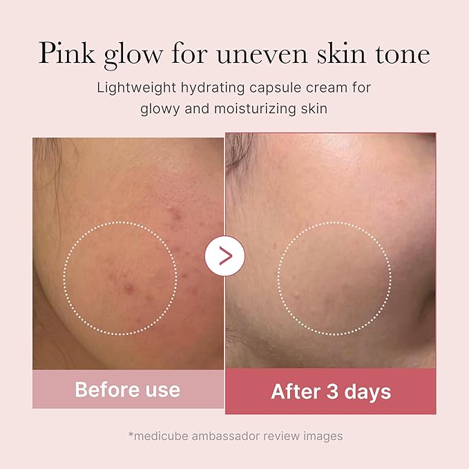 Medicube Crema Idratante per il Viso Salmon DNA PDRN Pink Collagen Capsule Cream 55 ml - Bikini D'amare Riccione