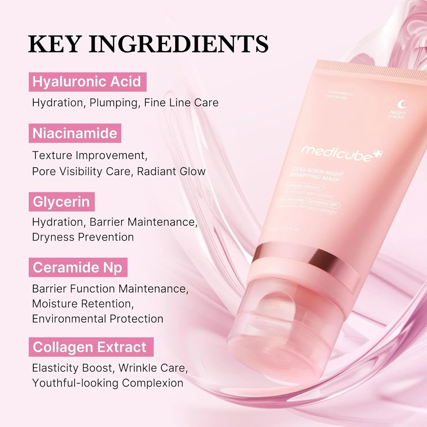 Medicube Maschera Avvolgente Notturna al Collagene 75 ml - Bikini D'amare Riccione