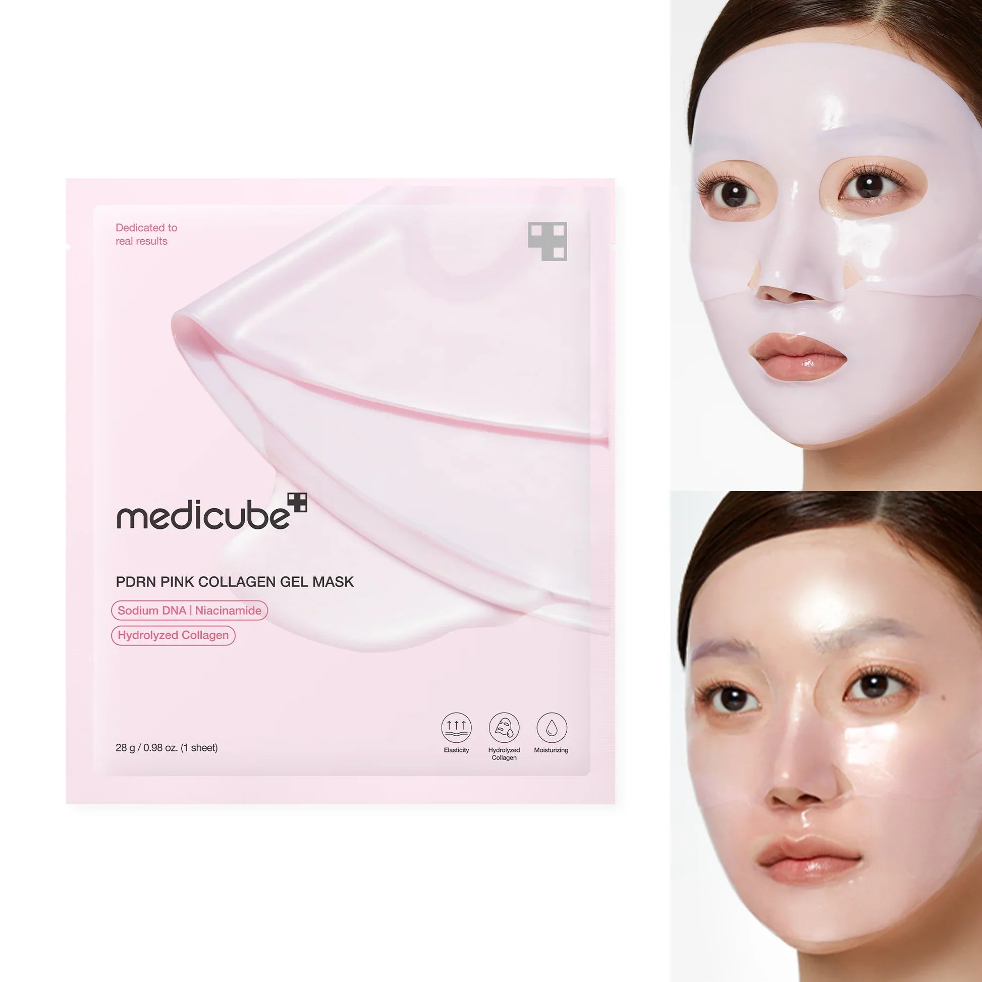 Medicube Pdrn Maschera Gel al Collagene Rosa 28 g - Bikini D'amare Riccione