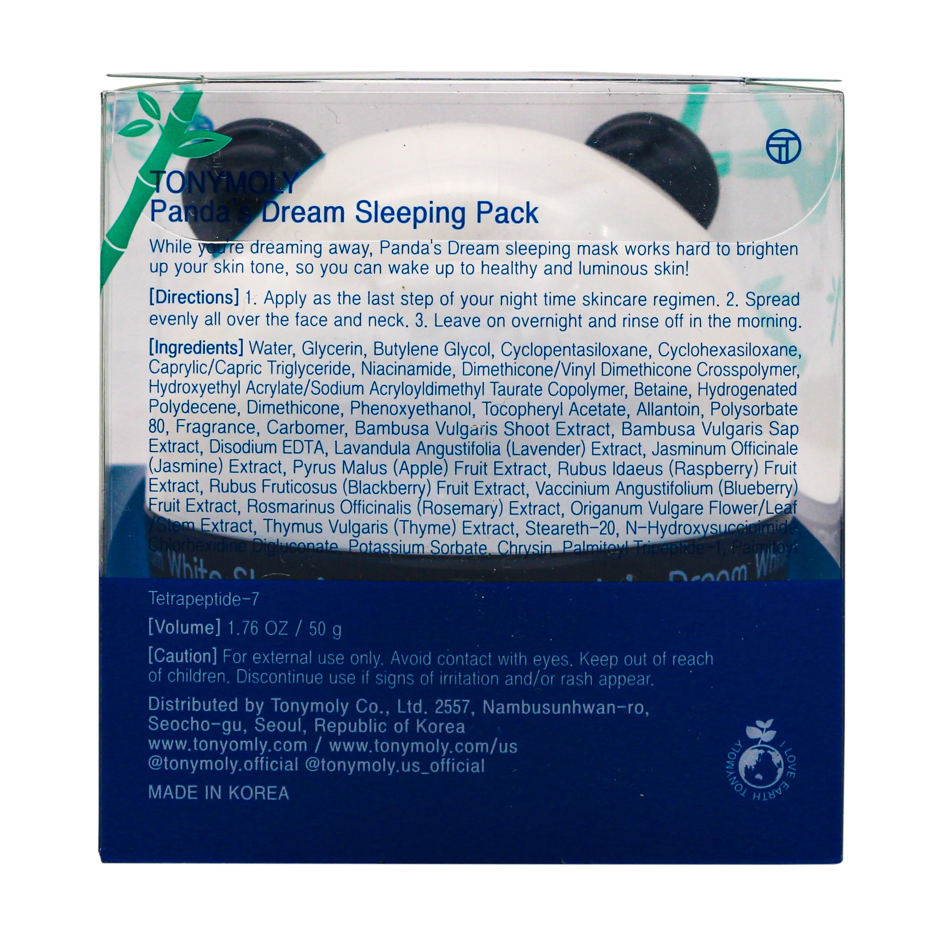 TONYMOLY Crema Viso Notte Panda Dream's TONYMOLY