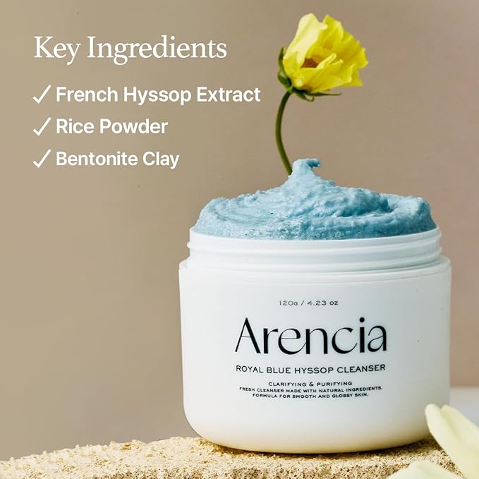 Arencia Scrub Viso Esfoliante e illuminante con Issopo Per Tutti i tipi di Pelle 120 g - Bikini D'amare Riccione
