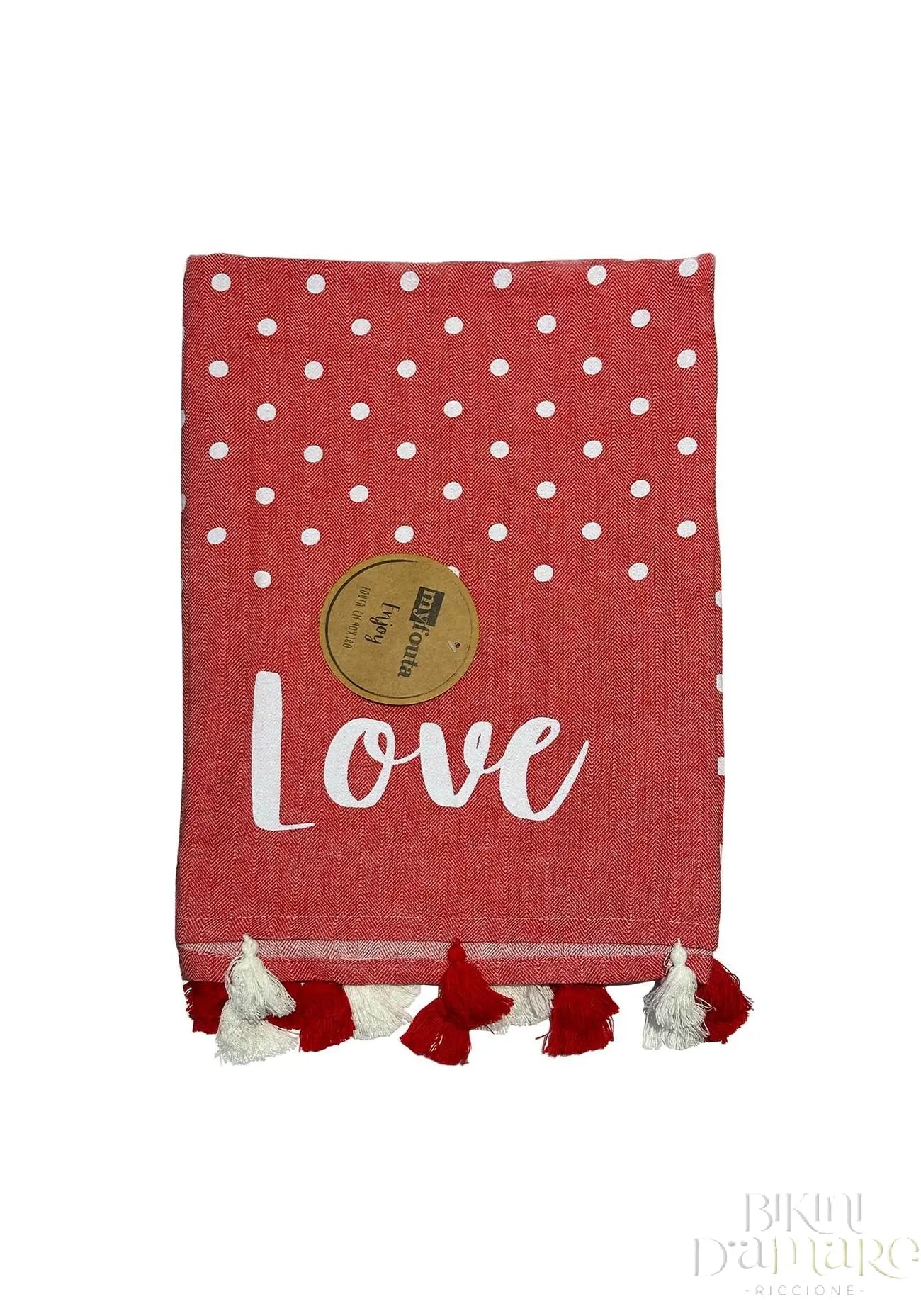 Telo Mare Fouta Nappine Lovely Beach - Bikini D'amare Riccione