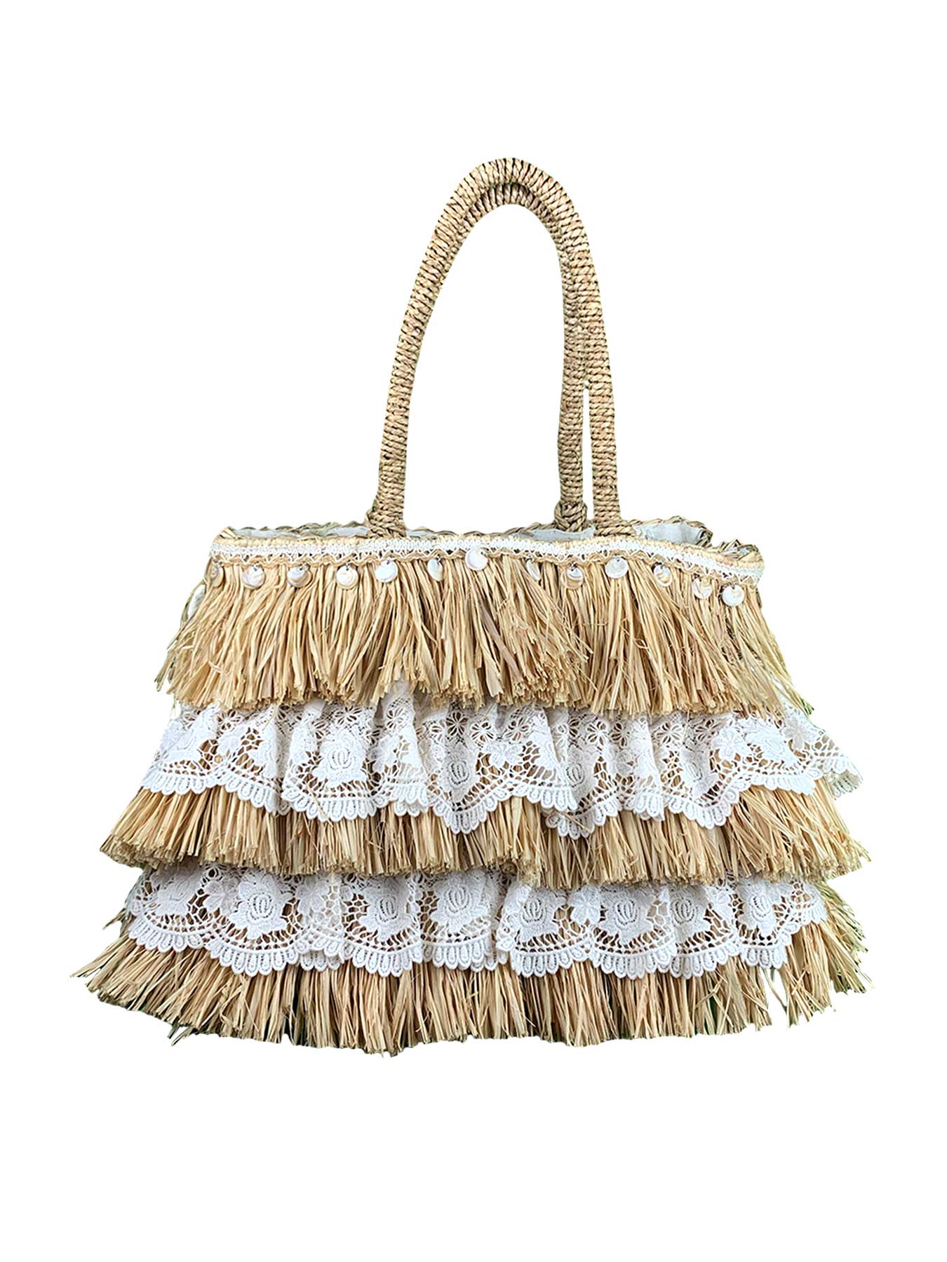 Conchiglie Borse A Sacco Per Il Mare Borse Di Paglia Con