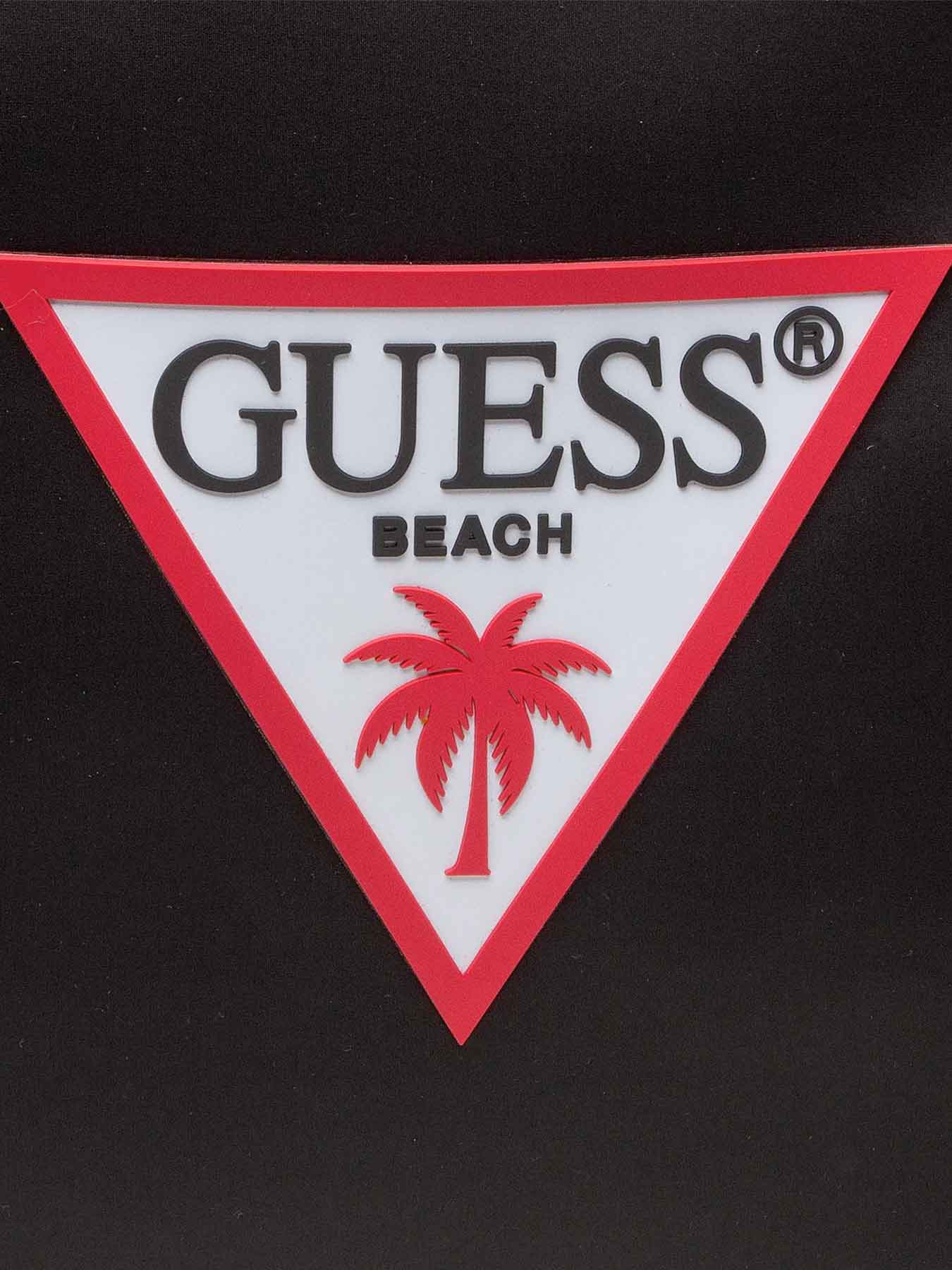 GUESS Borsetta Scuba Nera Logo GUESS