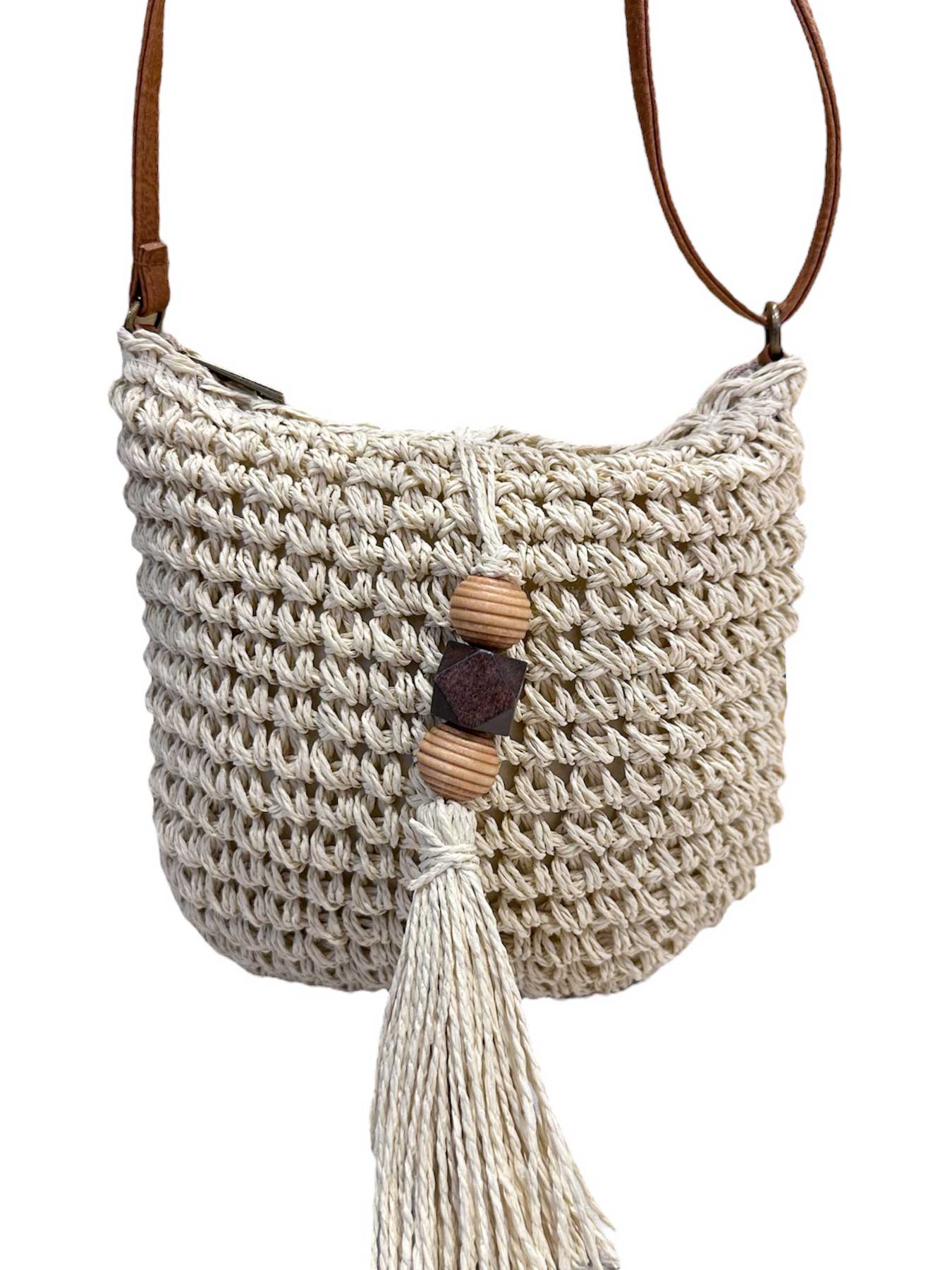 Borsetta Mare Tracolla in Rafia con Accessorio Bikini D'amare