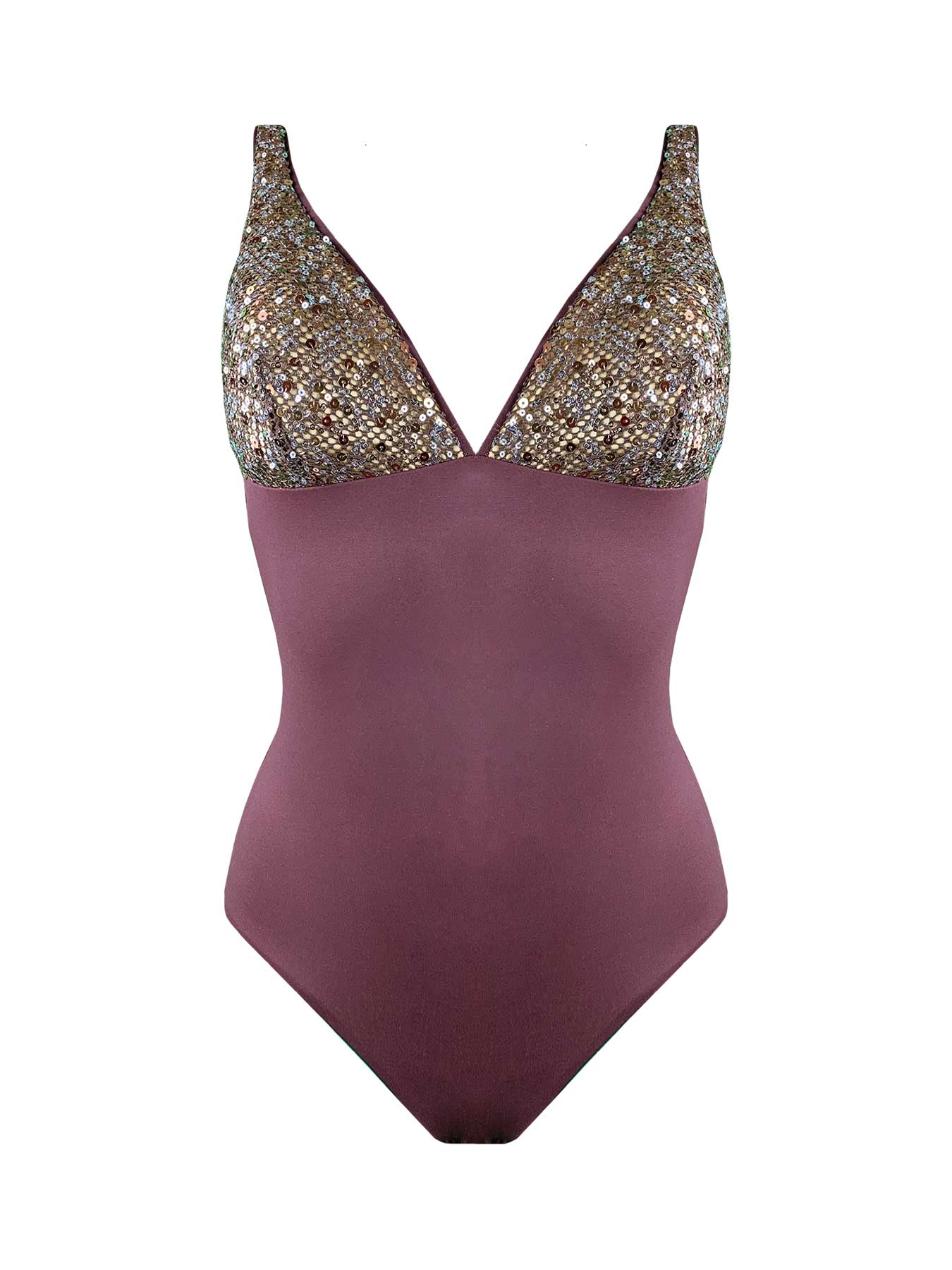 Coals Beach Intero Paillettes Bronze Coals Beach