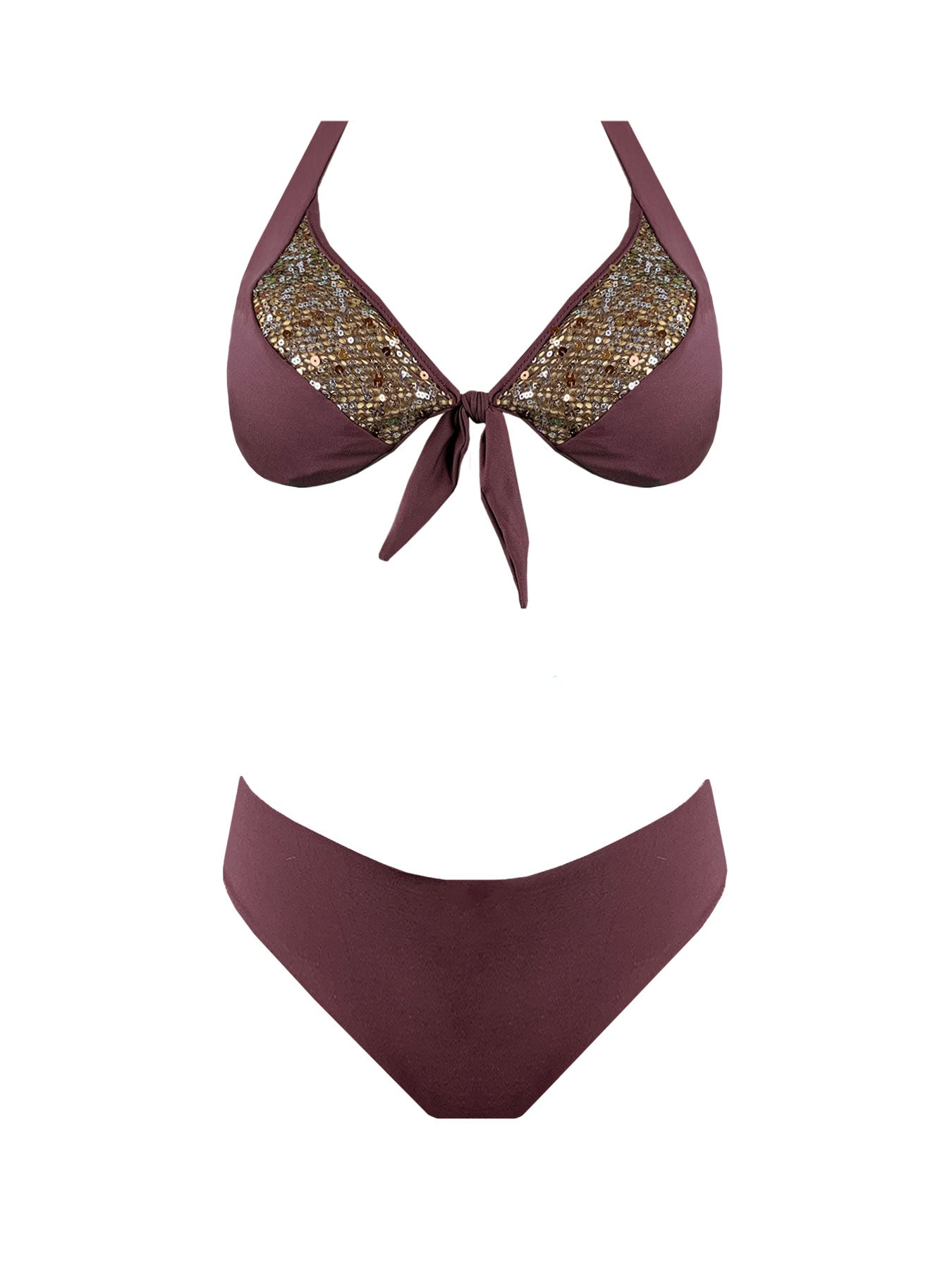 Coals Beach Bikini Ferretto KC Paillettes Bronze Coals Beach