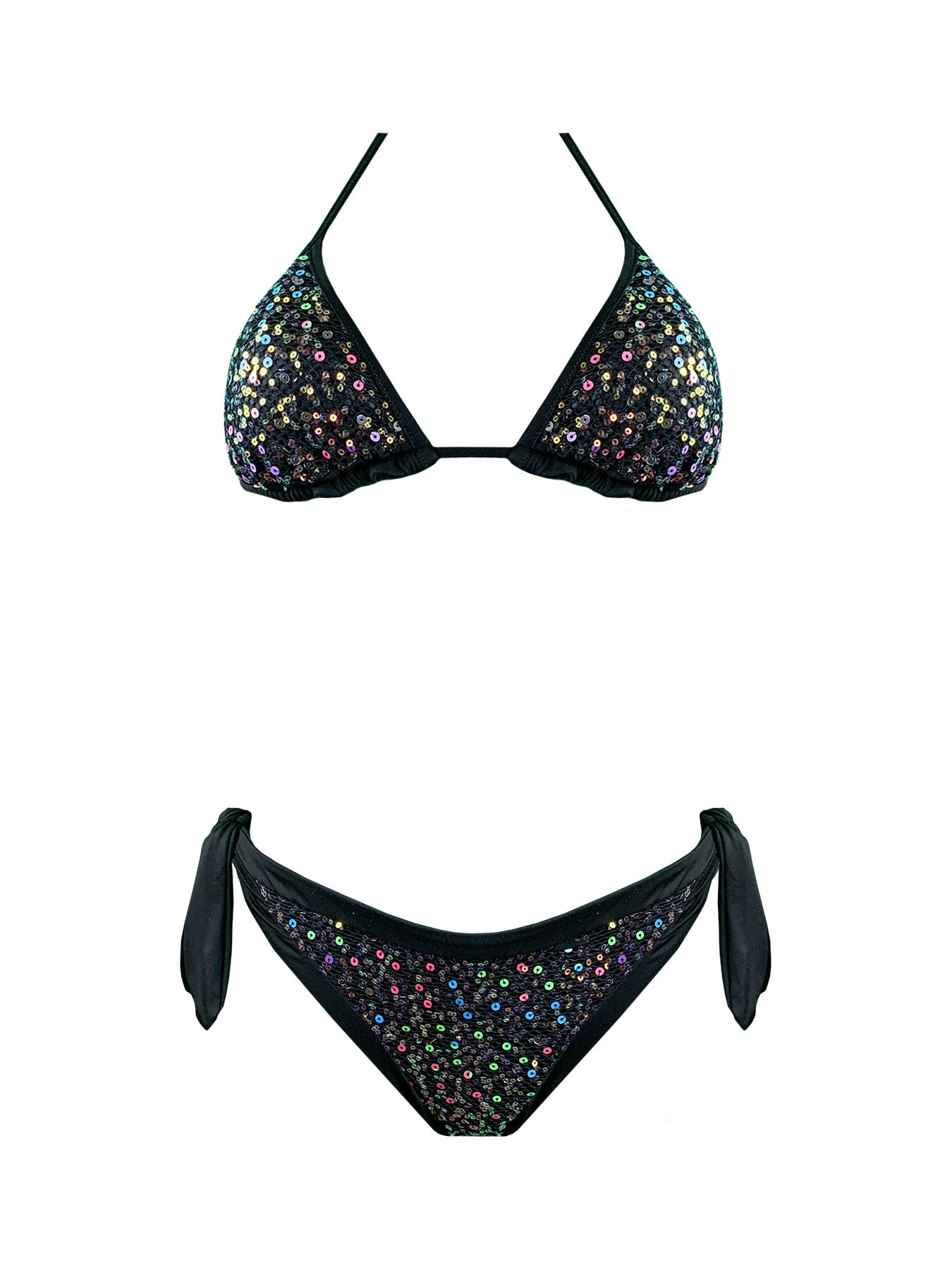Coals Beach Bikini Triangolo Paillettes Rainbow Coals Beach