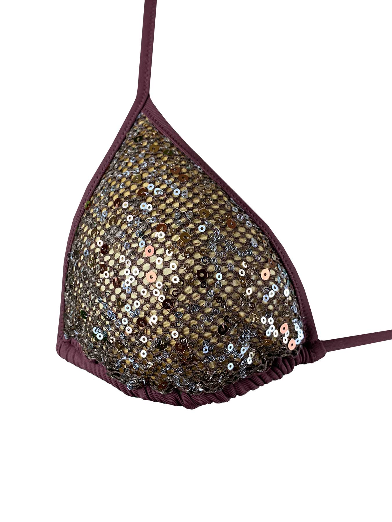 Coals Beach Bikini Triangolo Paillettes Bronze Coals Beach