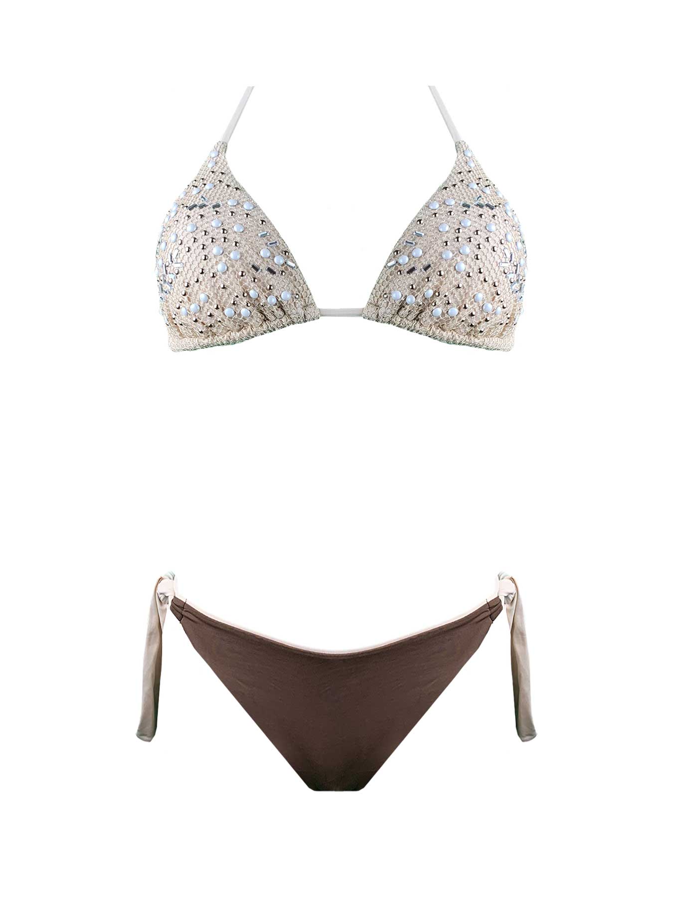 Genius Bikini Triangolo Perla Genius Beachwear