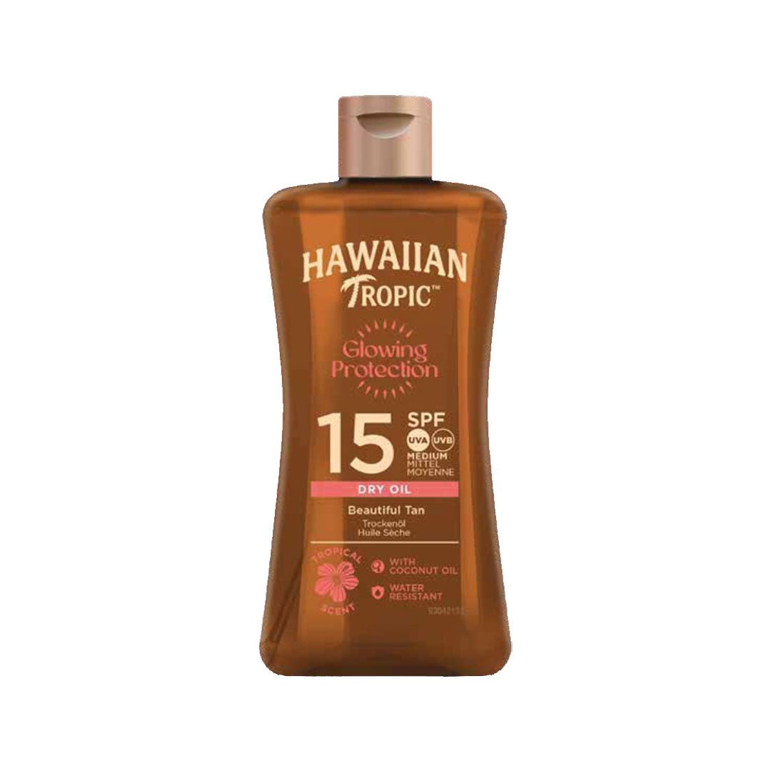 Hawaiian Tropic Formato Viaggio Glowing Protection Oil Spf 15 Hawaiian Tropic
