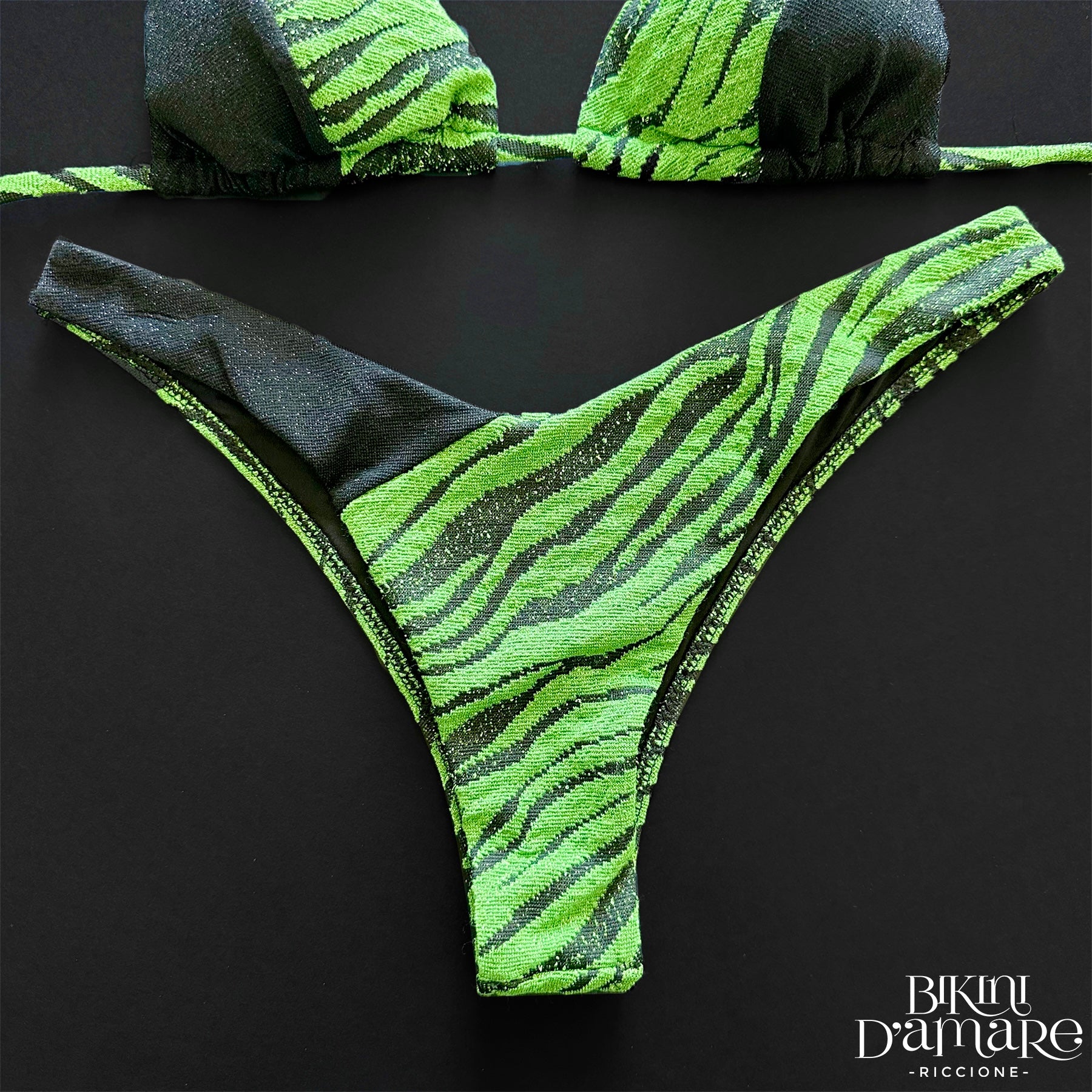 Bikini Triangolo Zebra Lurex 2Bekini
