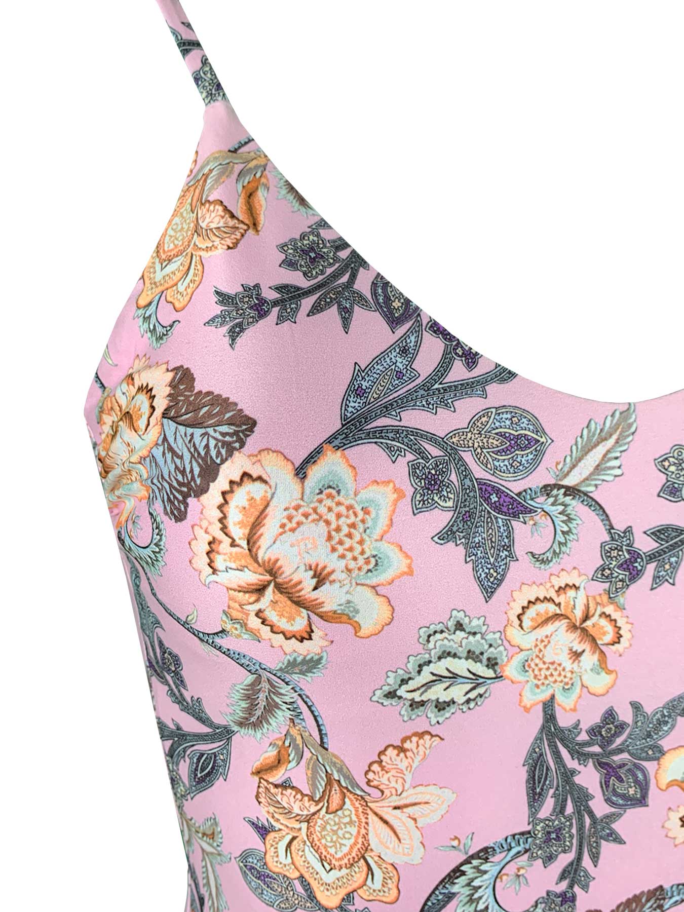 Intero Basic Fiori Rosa Genius - Bikini D'amare Riccione