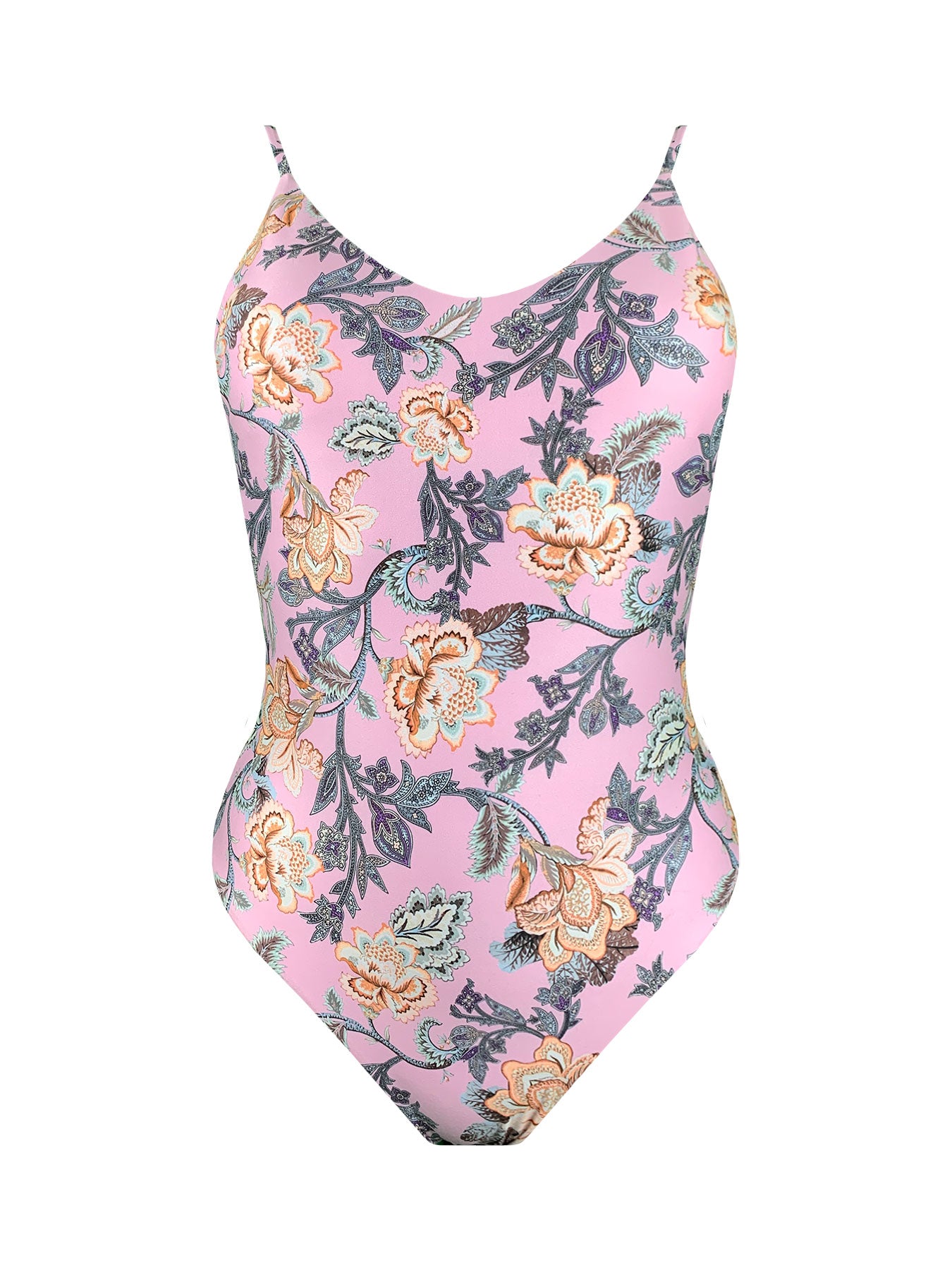 Intero Basic Fiori Rosa Genius - Bikini D'amare Riccione