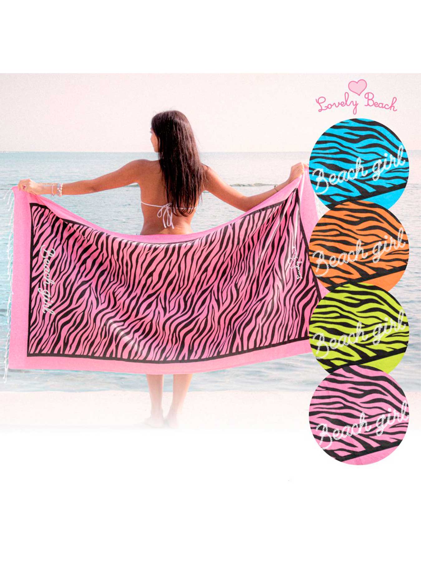 Lovely Beach Telo Mare Fouta New Zebra Lovely Beach
