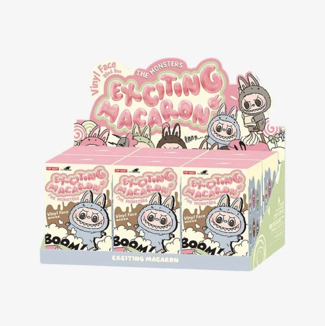 Pop Mart Box 6 Scatole Labubu The Monster Macaron Vinyl Face - Original - Bikini D'amare Riccione