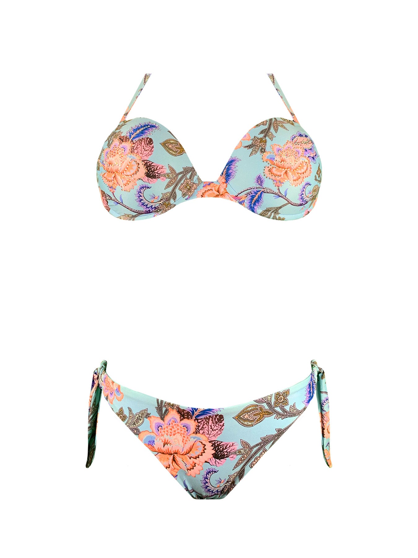 Bikini Push Up Fiori Genius - Bikini D'amare Riccione