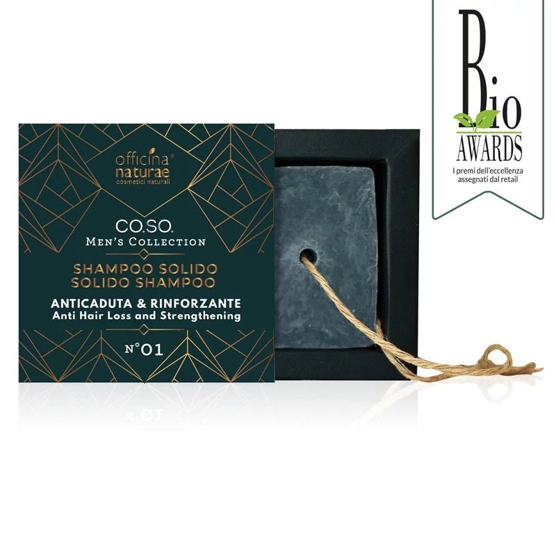 Officina Naturae Shampoo Solido Uomo Anticaduta e Rinforzante N°01 Officina Naturae