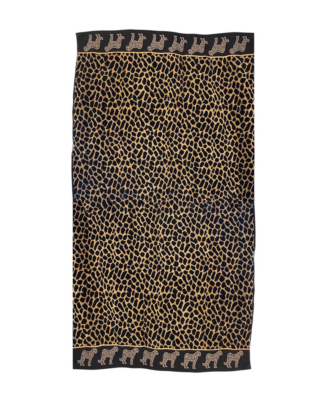 Telo Mare Cotone 100% Animalier Leopardi 90x165 cm - Scegli il Colore - Bikini D'amare Riccione
