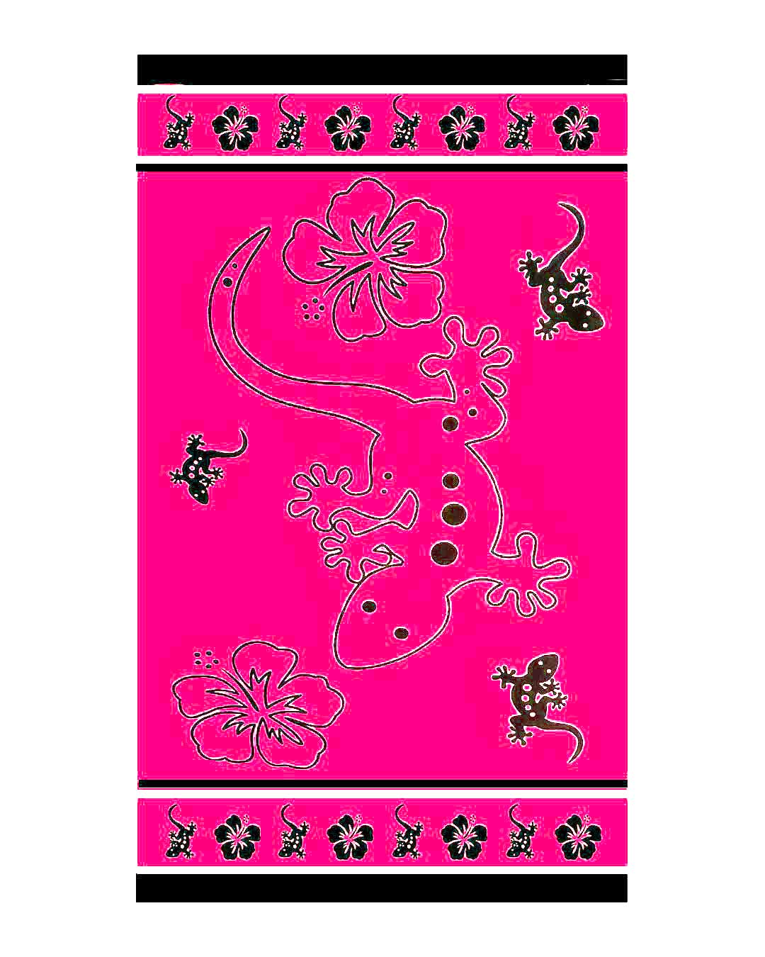 Telo Mare Cotone Maui Jeko Fluo 100x180 cm - Scegli il Colore - Bikini D'amare Riccione