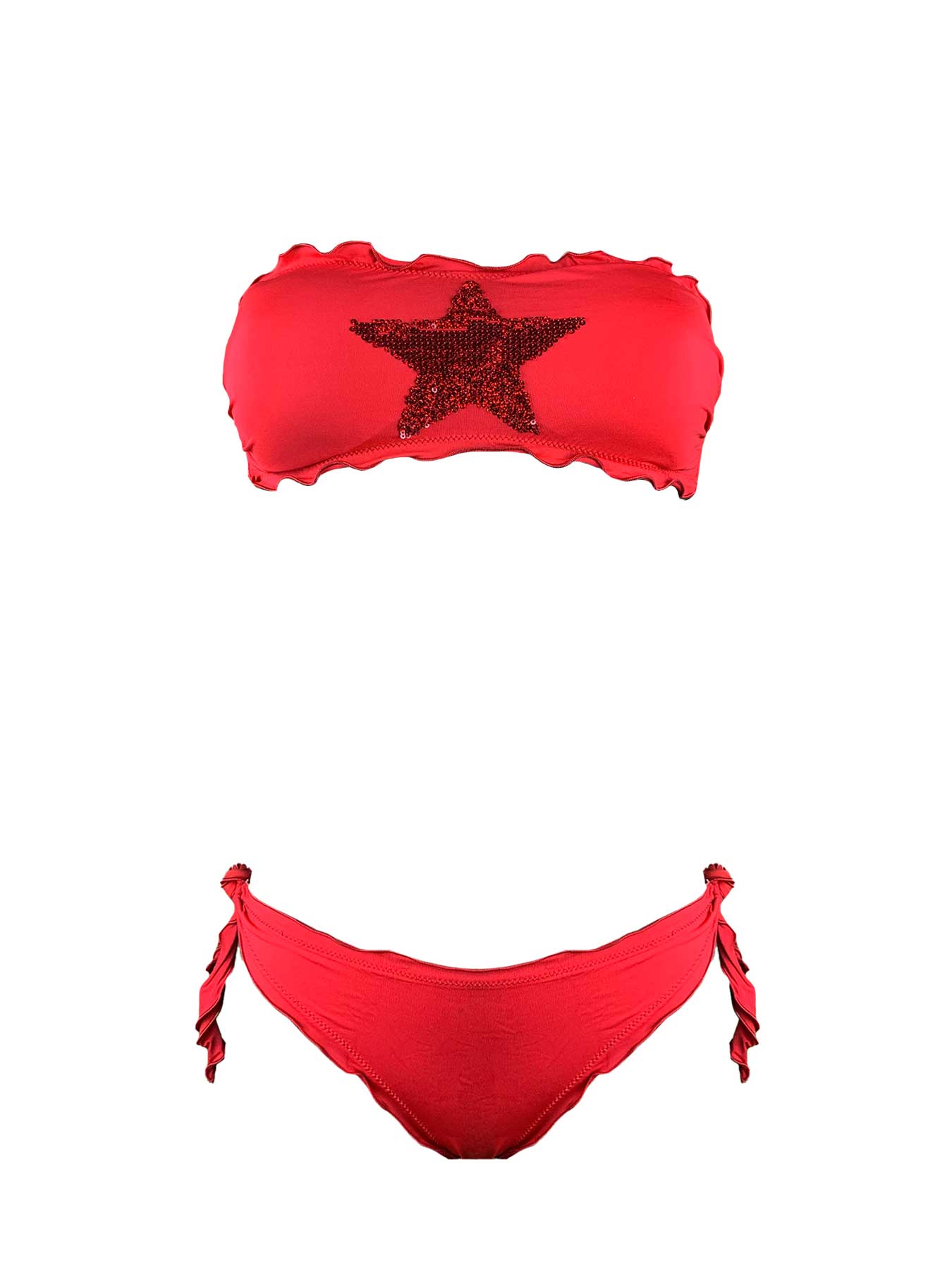 Bikini Fascia Paillettes Stella Sunny Beach - Bikini D'amare Riccione
