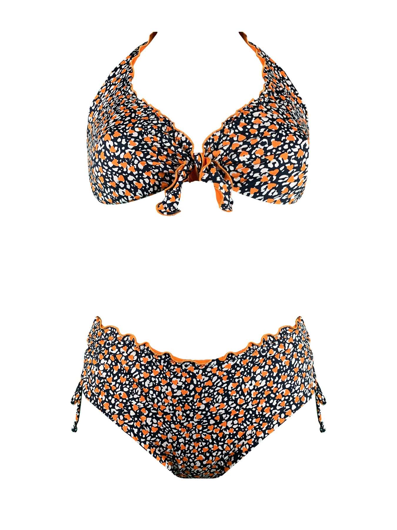 Bikini Ferretto KC Cuoricini Arancioni