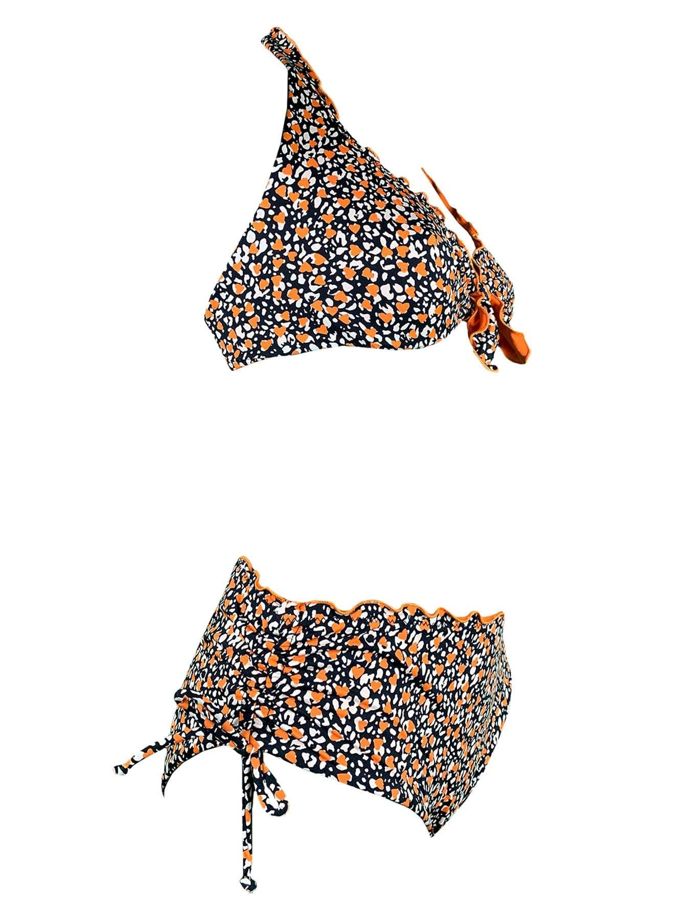 Bikini Ferretto KC Cuoricini Arancioni