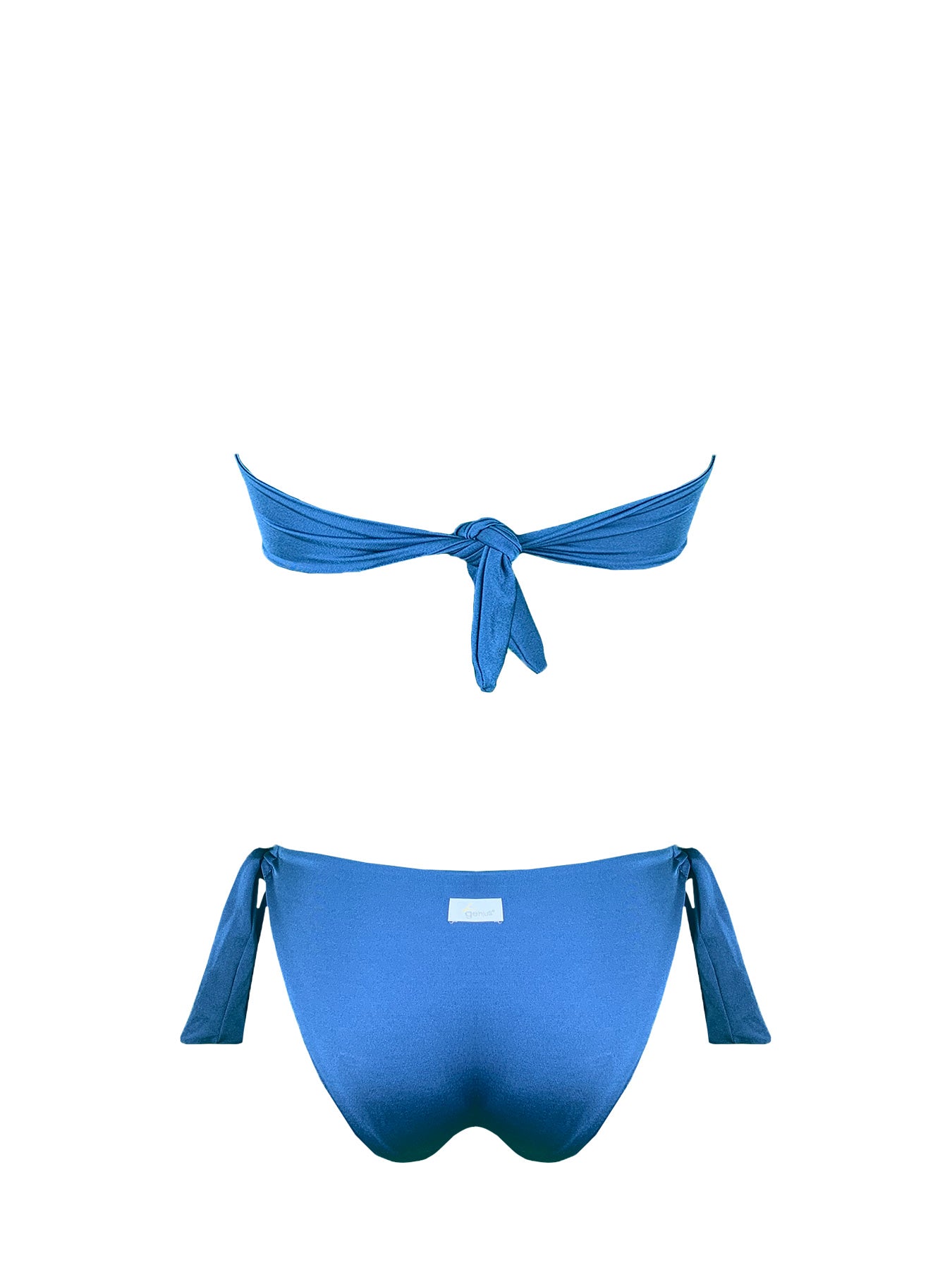 Bikini Fascia Paillettes Blu Malibù Genius - Bikini D'amare Riccione