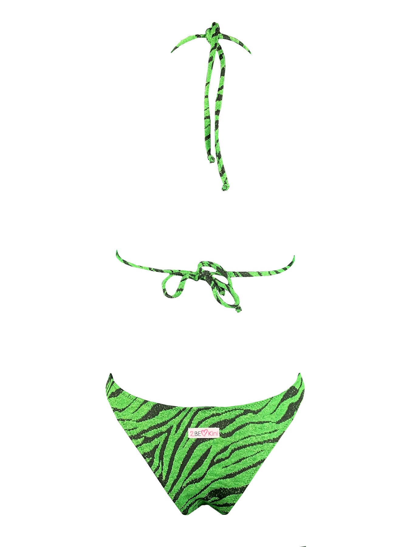Bikini Triangolo Zebra Lurex 2Bekini