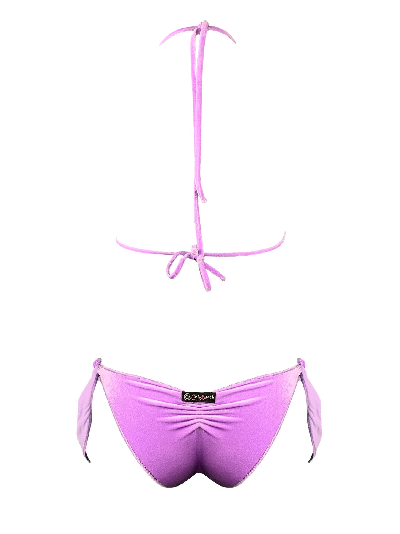 Bikini Triangolo Velluto Pastello - Bikini D'amare Riccione